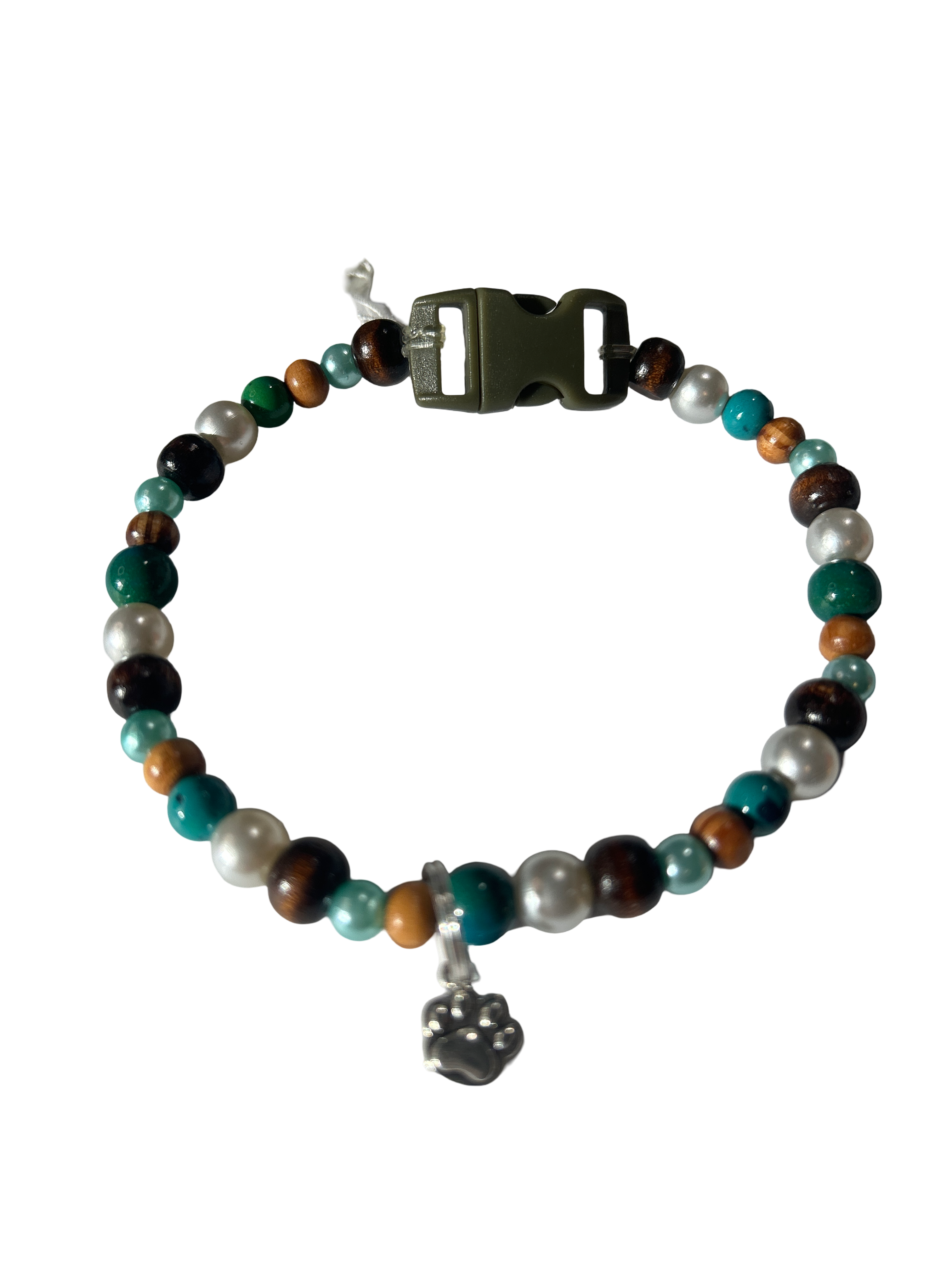 collier chat fil élastique