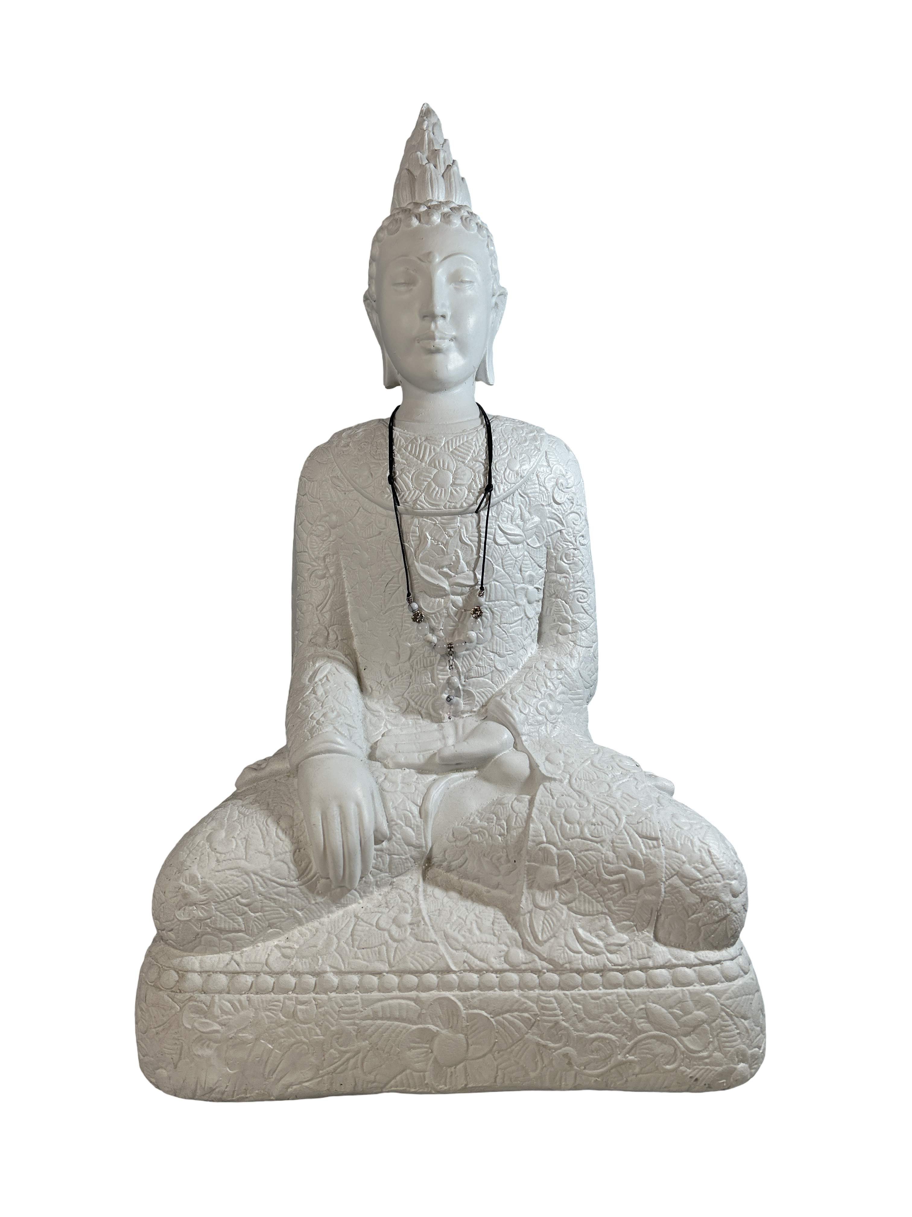 Collier ajustable howlite et quartz rose