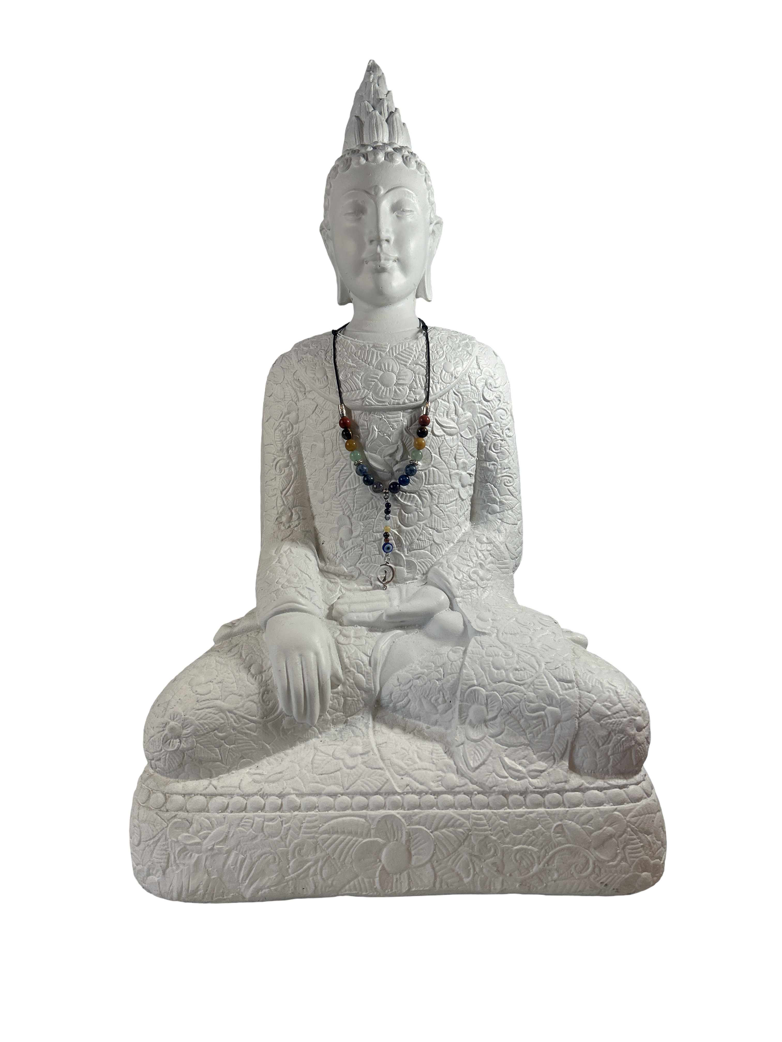 7 chakras collier ajustable argent