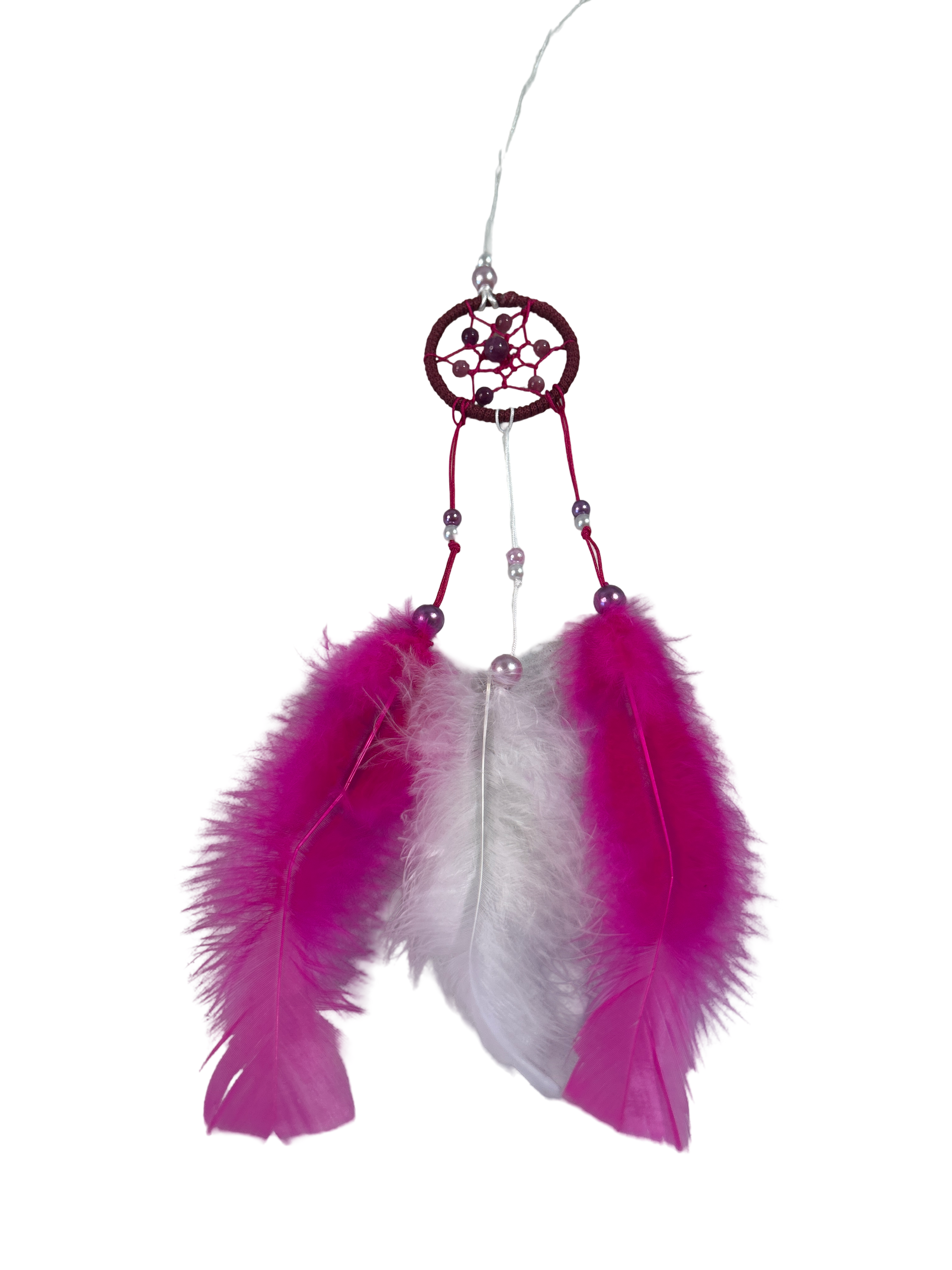 2 pouces capteur de rêve quartz fraise