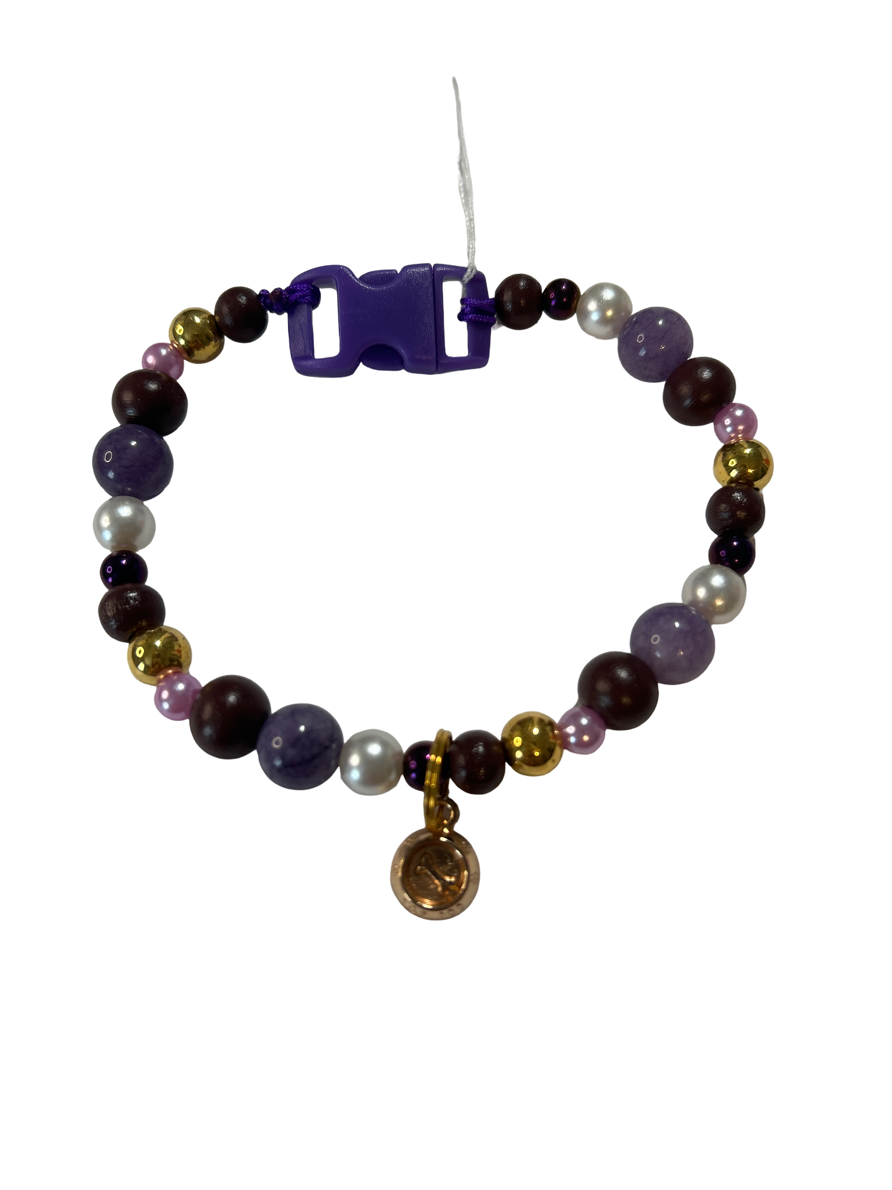 Collier chien fil de nylon 9.5 pouces Angélite