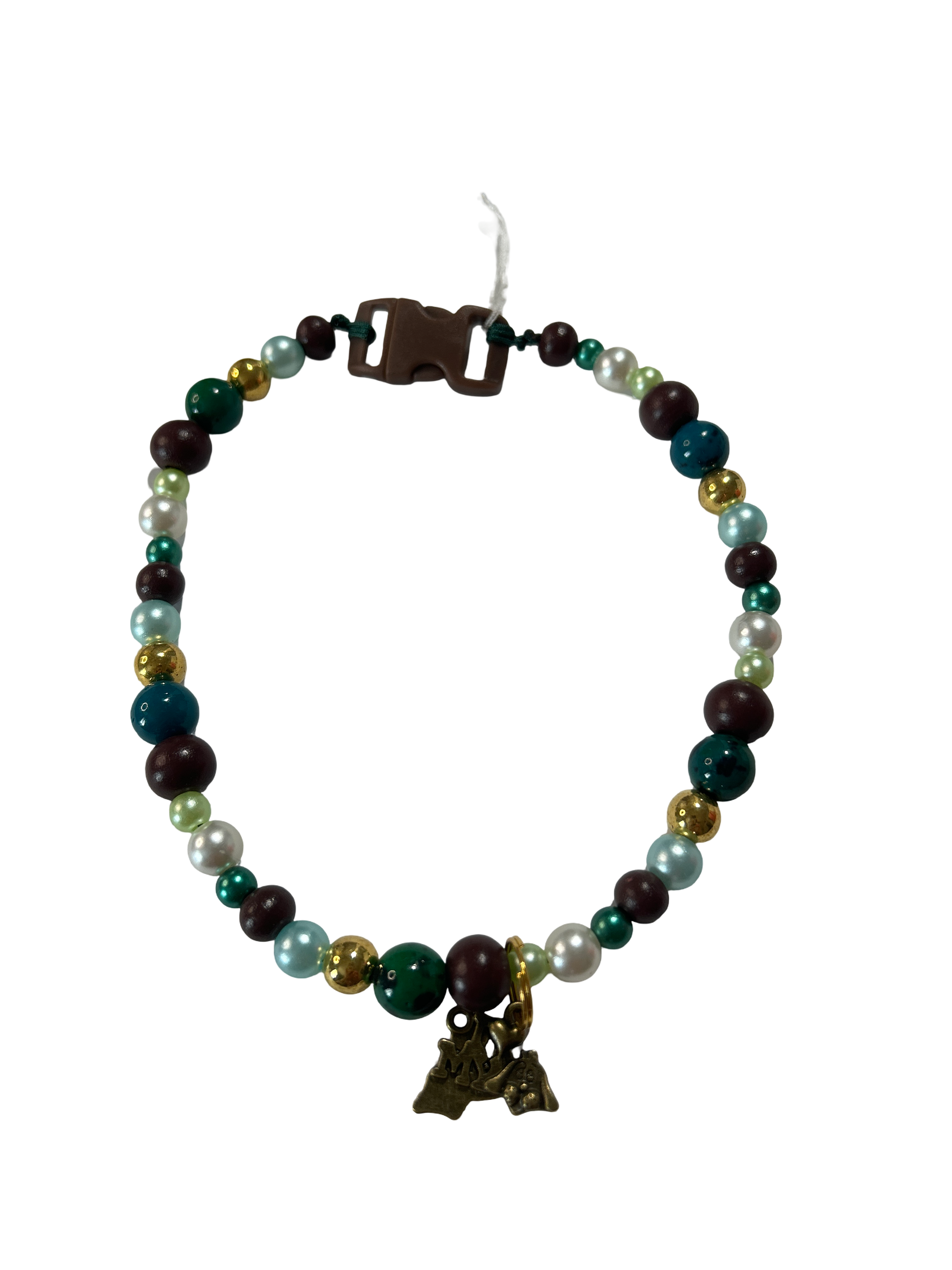 Collier chien fil nylon 13 pouces Chrysocolle