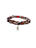 Collier tressé chien 14 pouces obsidienne