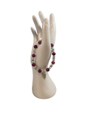 Bracelet lépidolite et cristal de roche