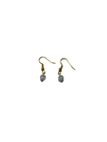 1 perle boucle d’oreille pierre de lune