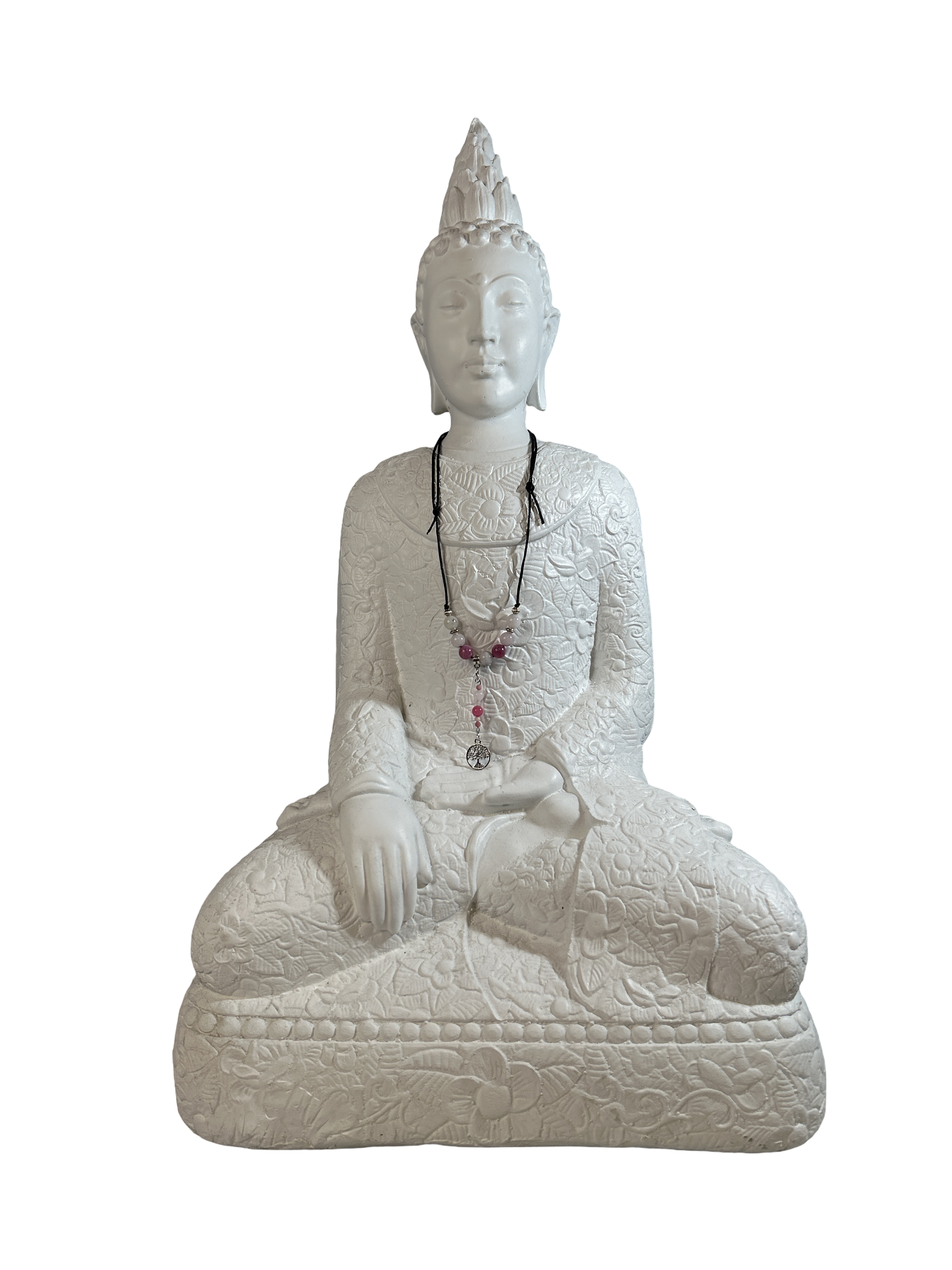 Collier ajustable rhodochrosite et opale rose