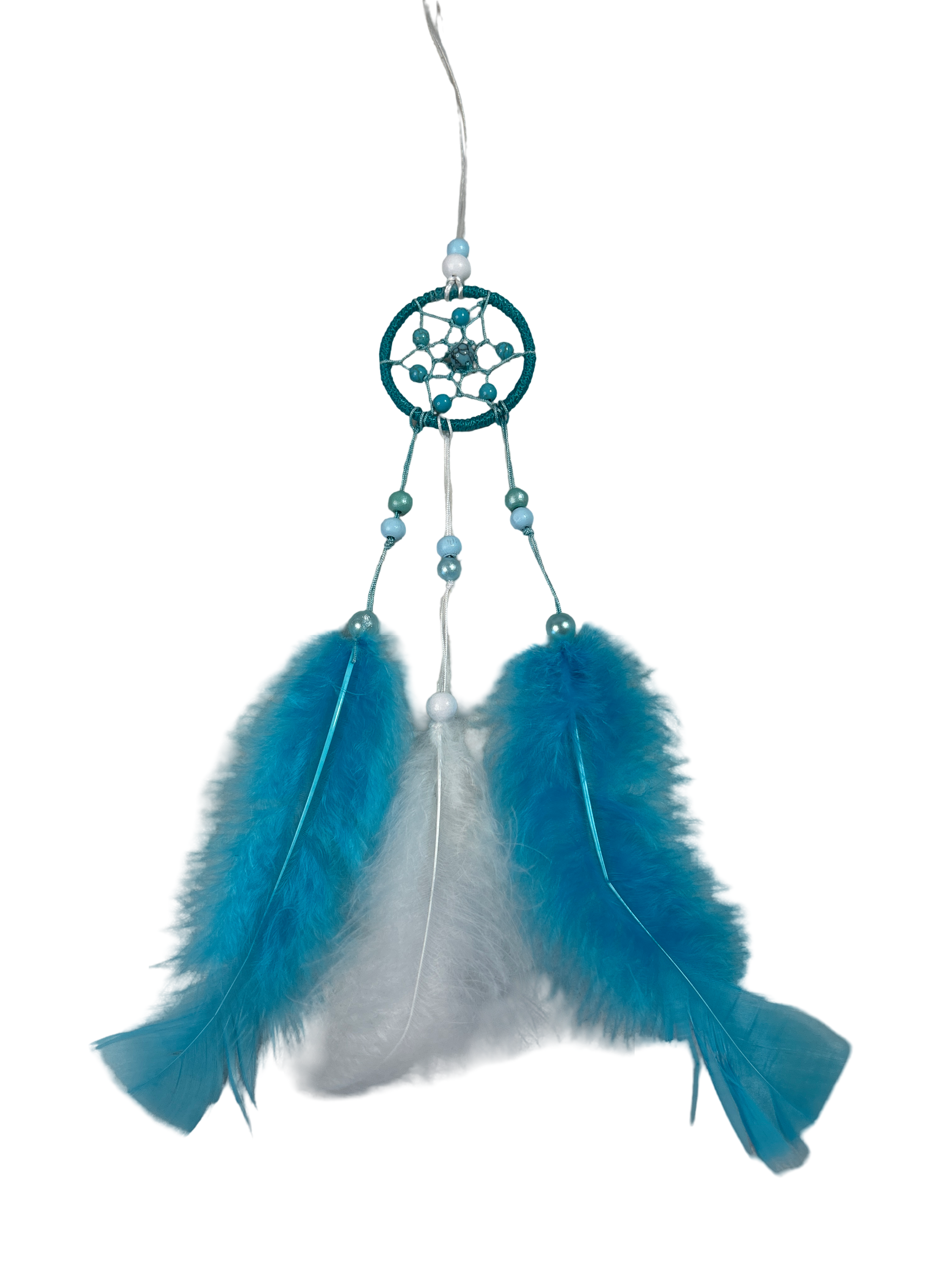 2 pouces capteur de rêve turquoise