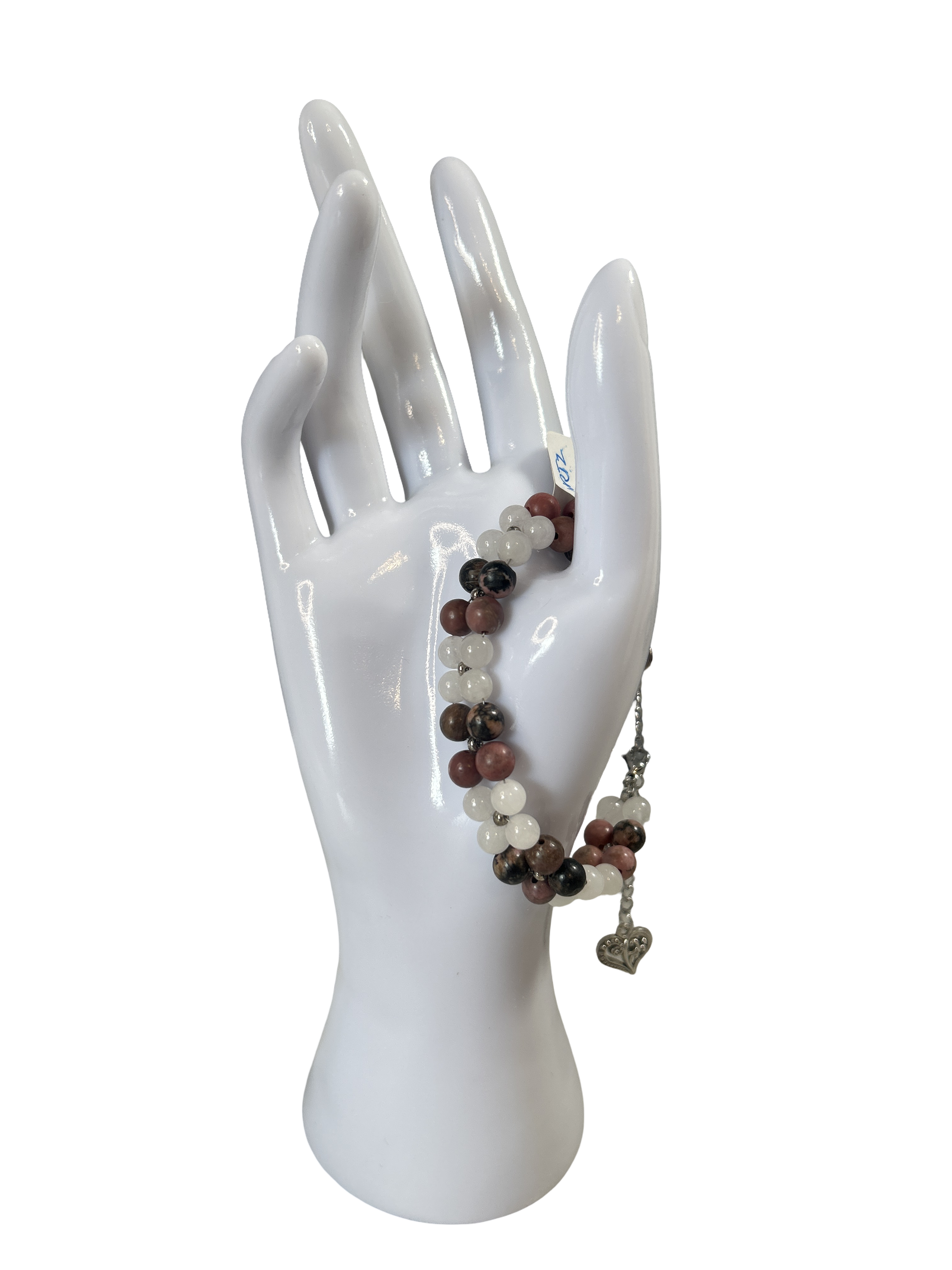 Bracelet Quartz rose et Rhodonite
