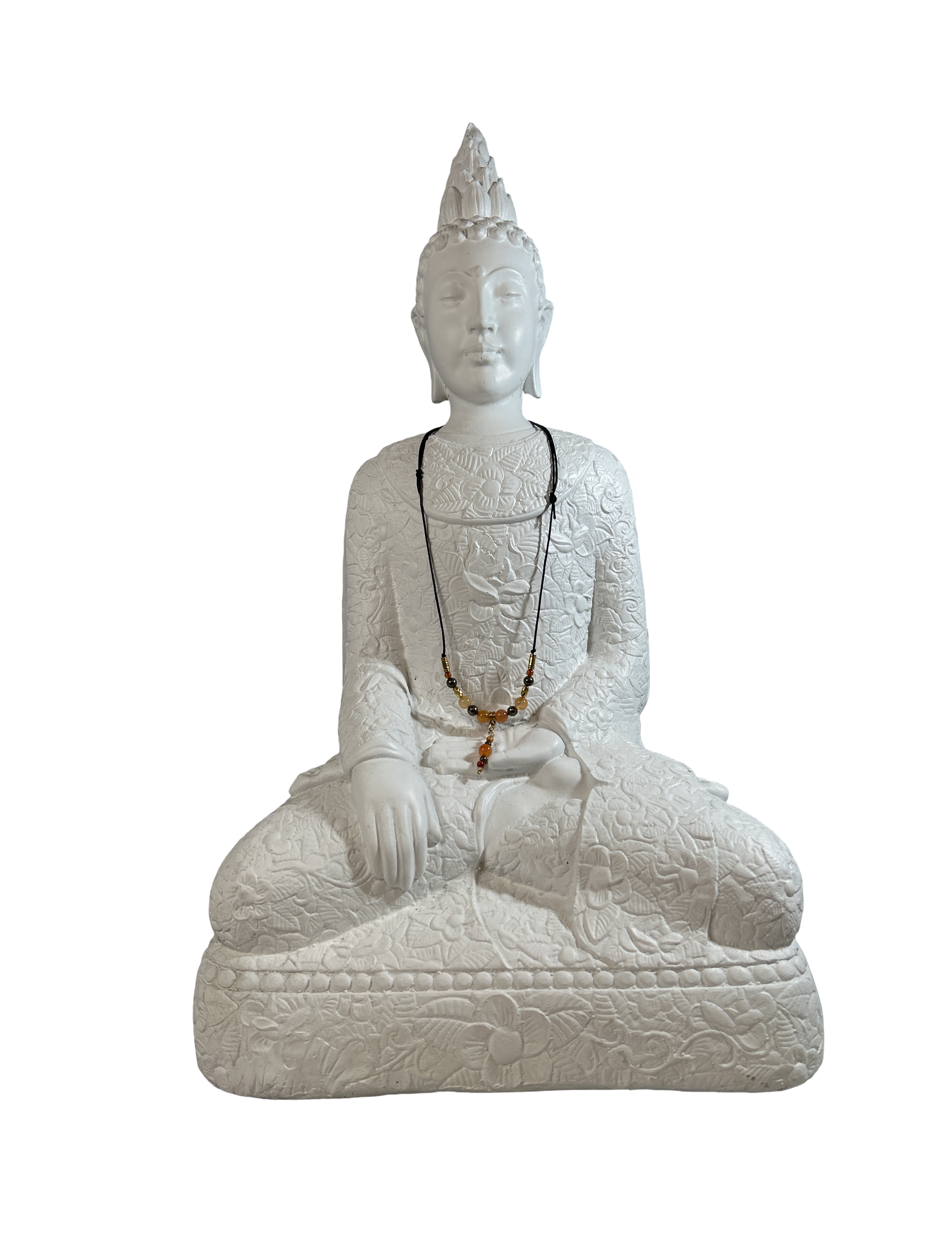 Collier ajustable agate orangé et pyrite