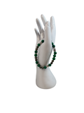 Bracelet homme malachite et pyrite