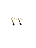 1 perle boucle d’oreille lépidolite