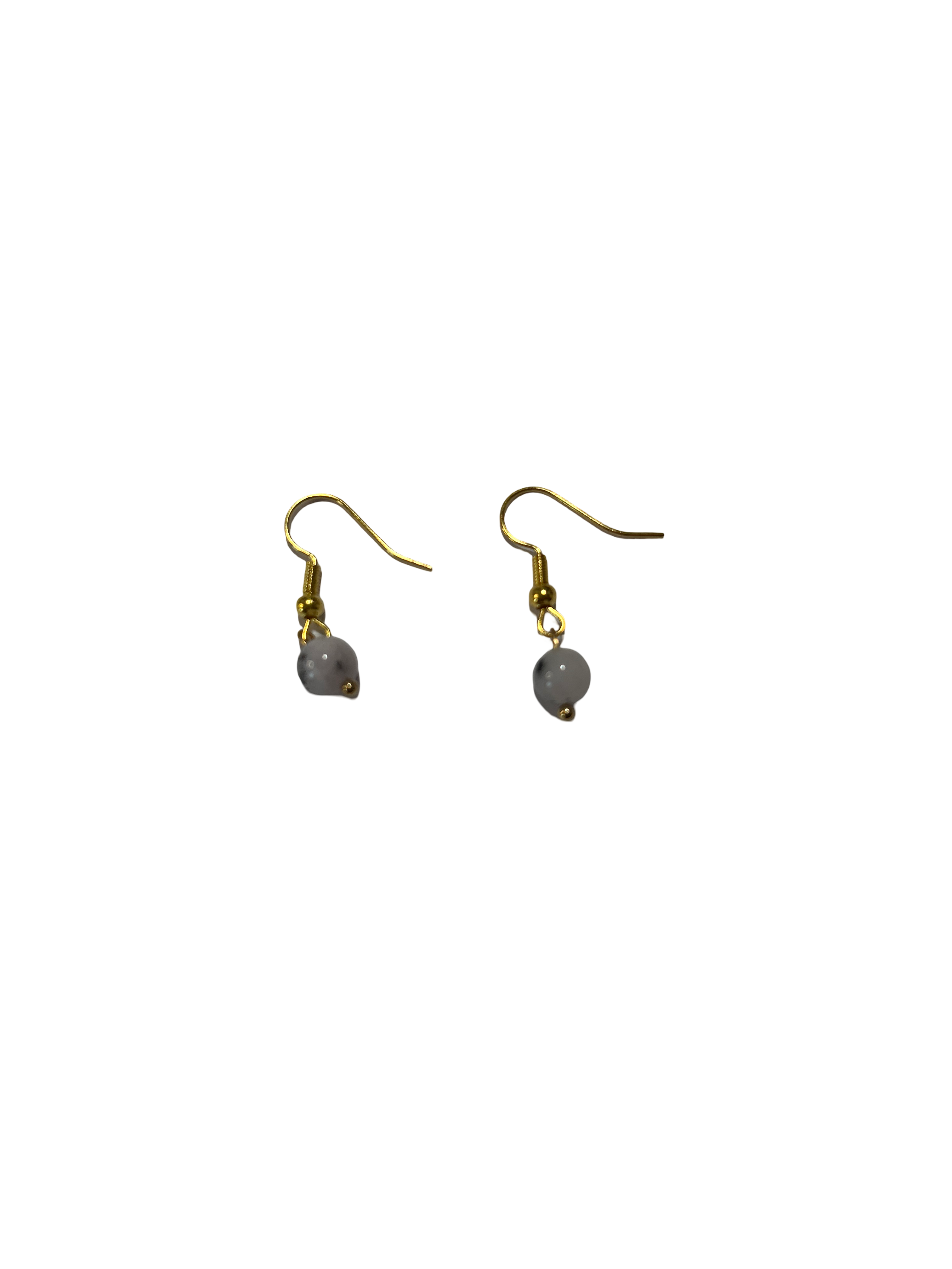 1 perle boucle d’oreille opale rose