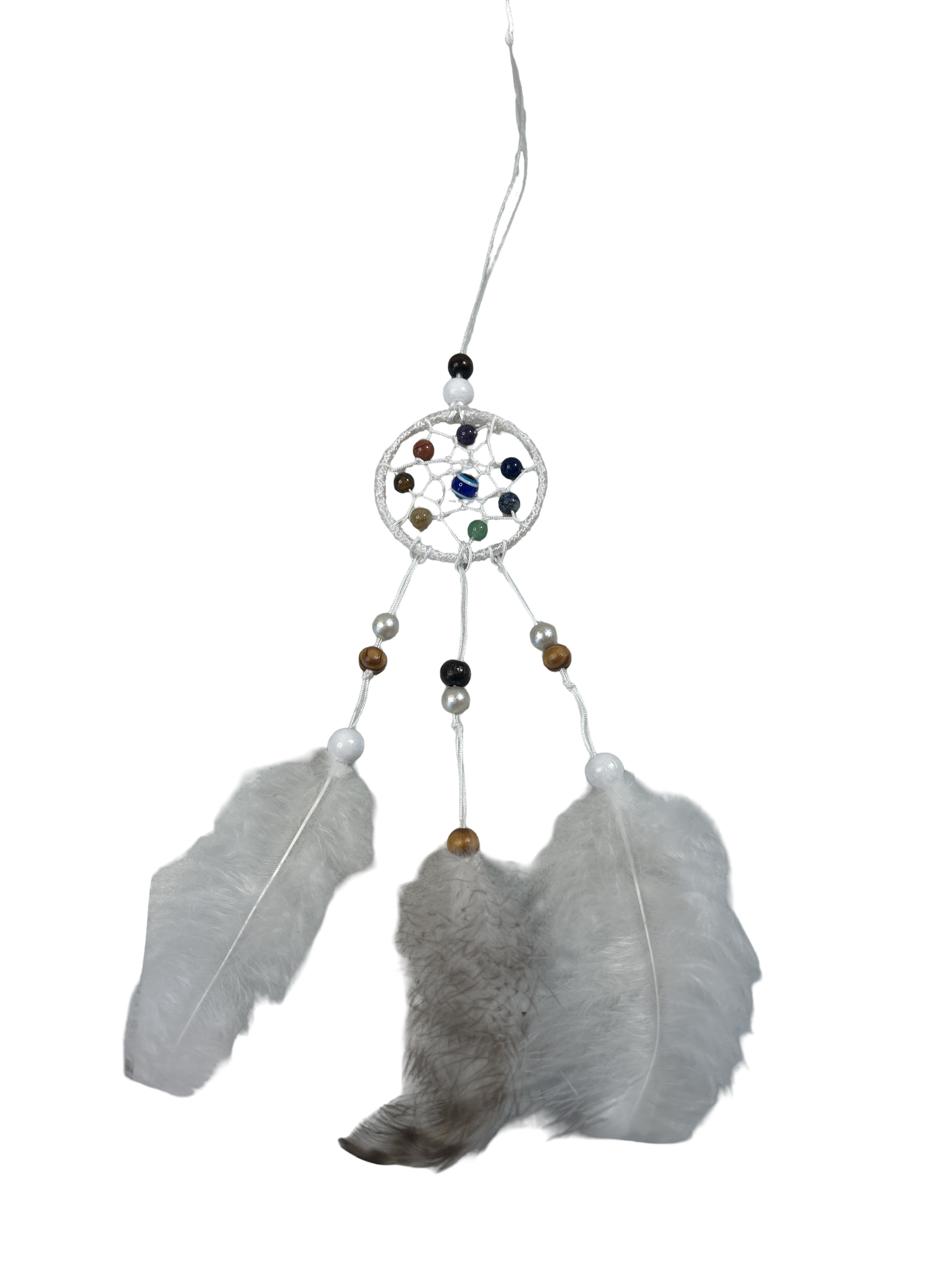 2 pouces capteur de rêve 7 chakras