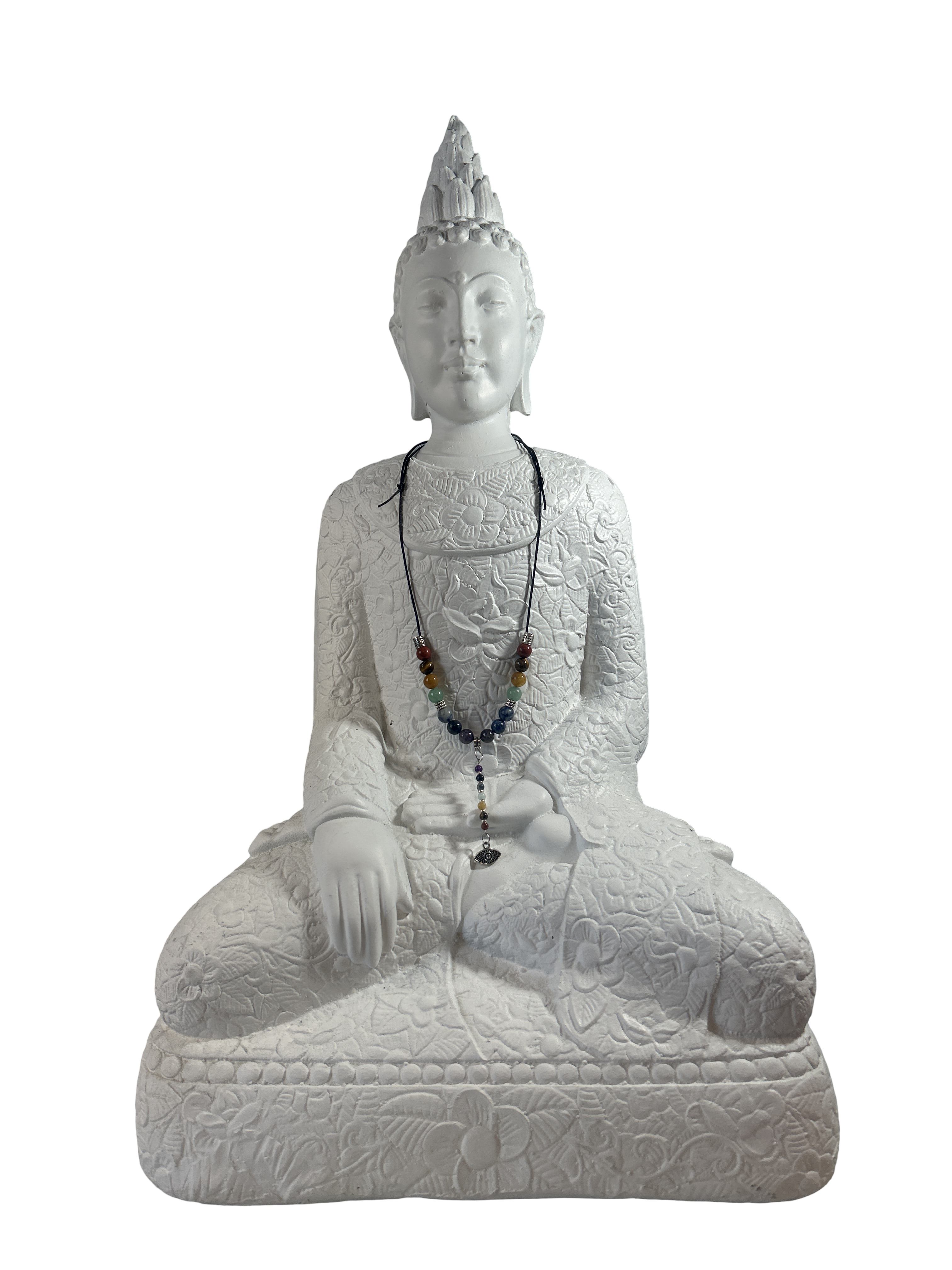 7 chakras collier ajustable argent