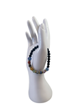 7 chakras bracelet femme et obsidienne