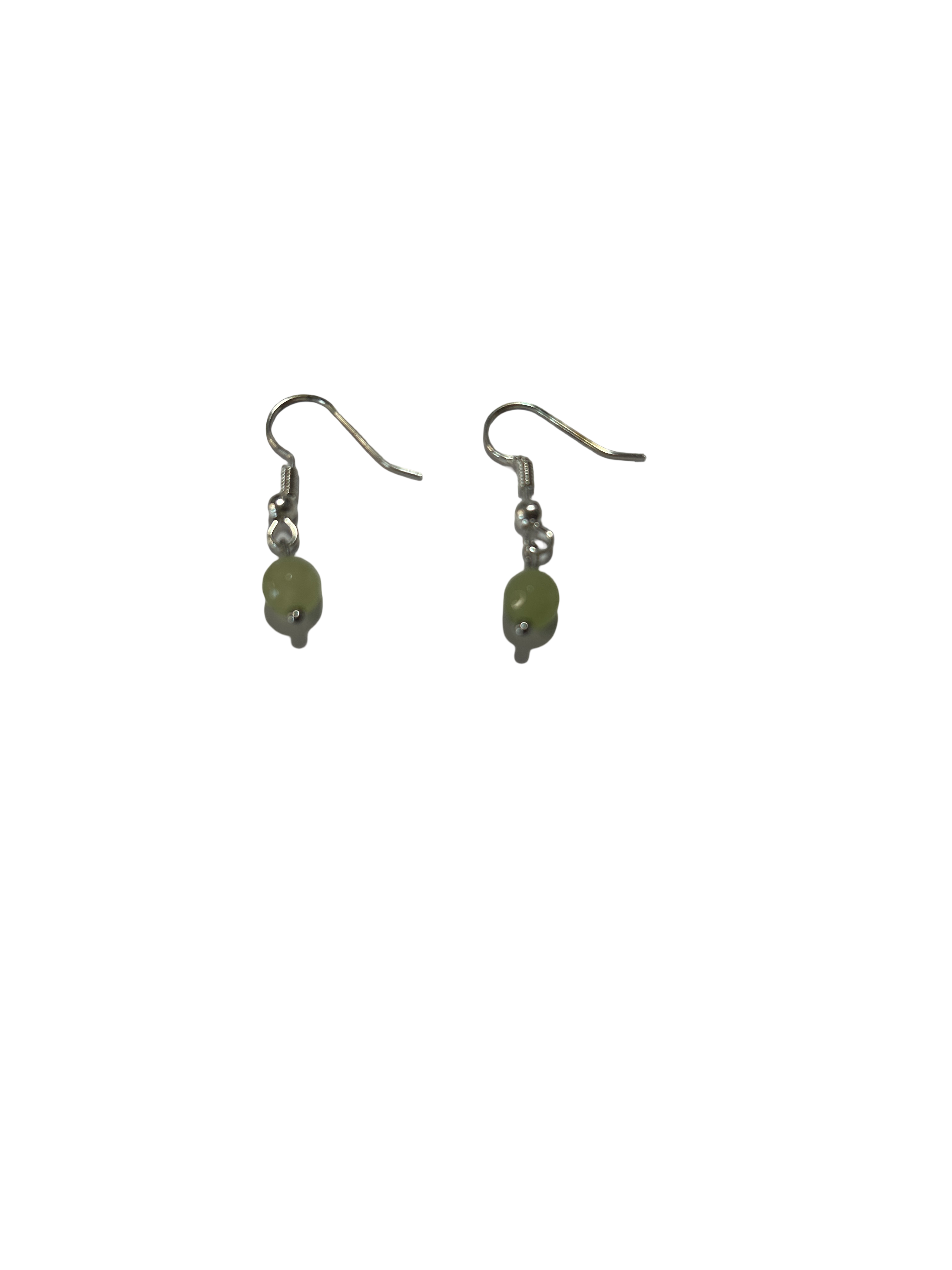 1 perle boucle d’oreille prehnite