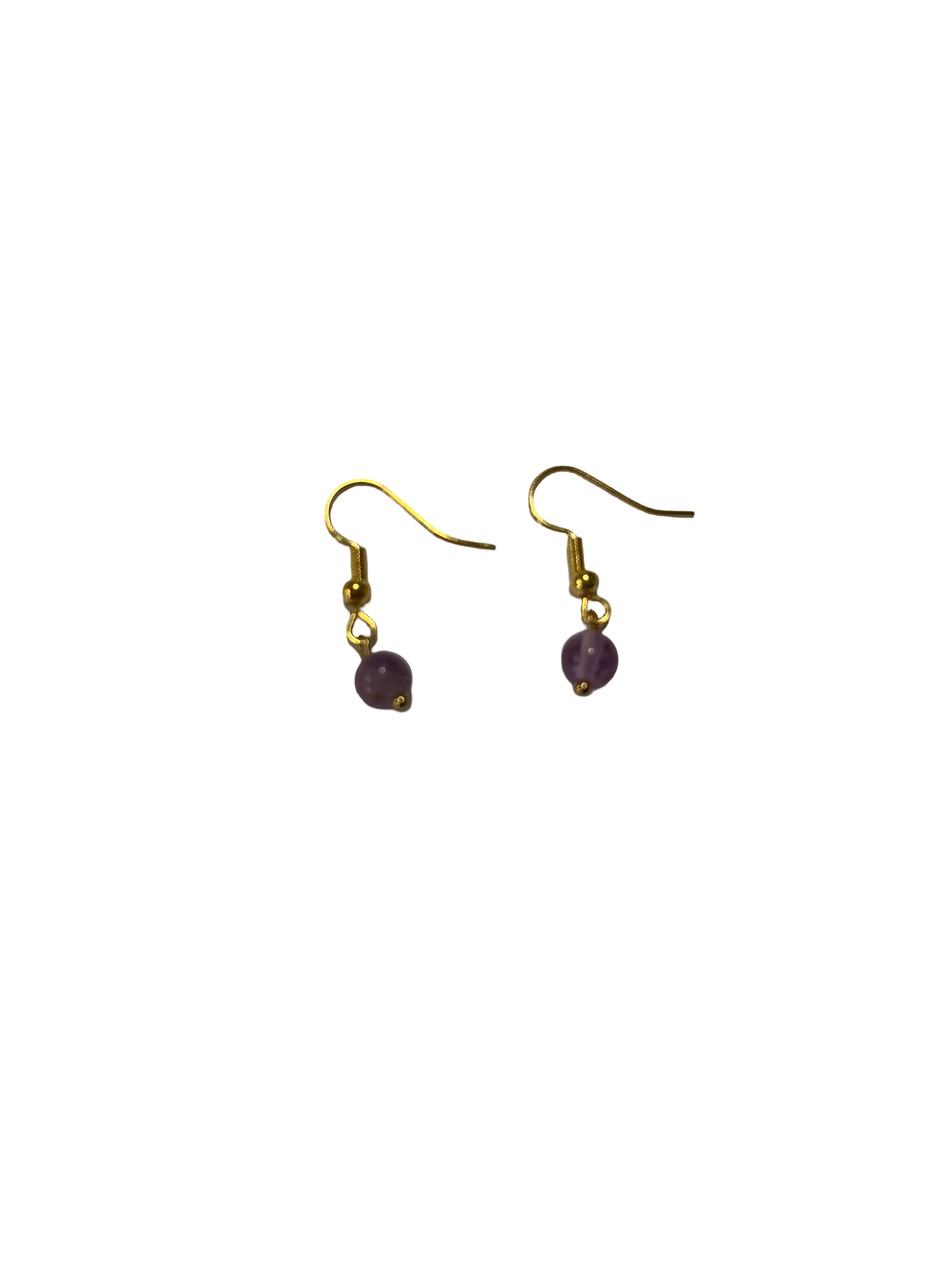 1 perle boucle d’oreille fluorite