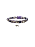Collier tressé chien 17 pouces Lapis lazuli