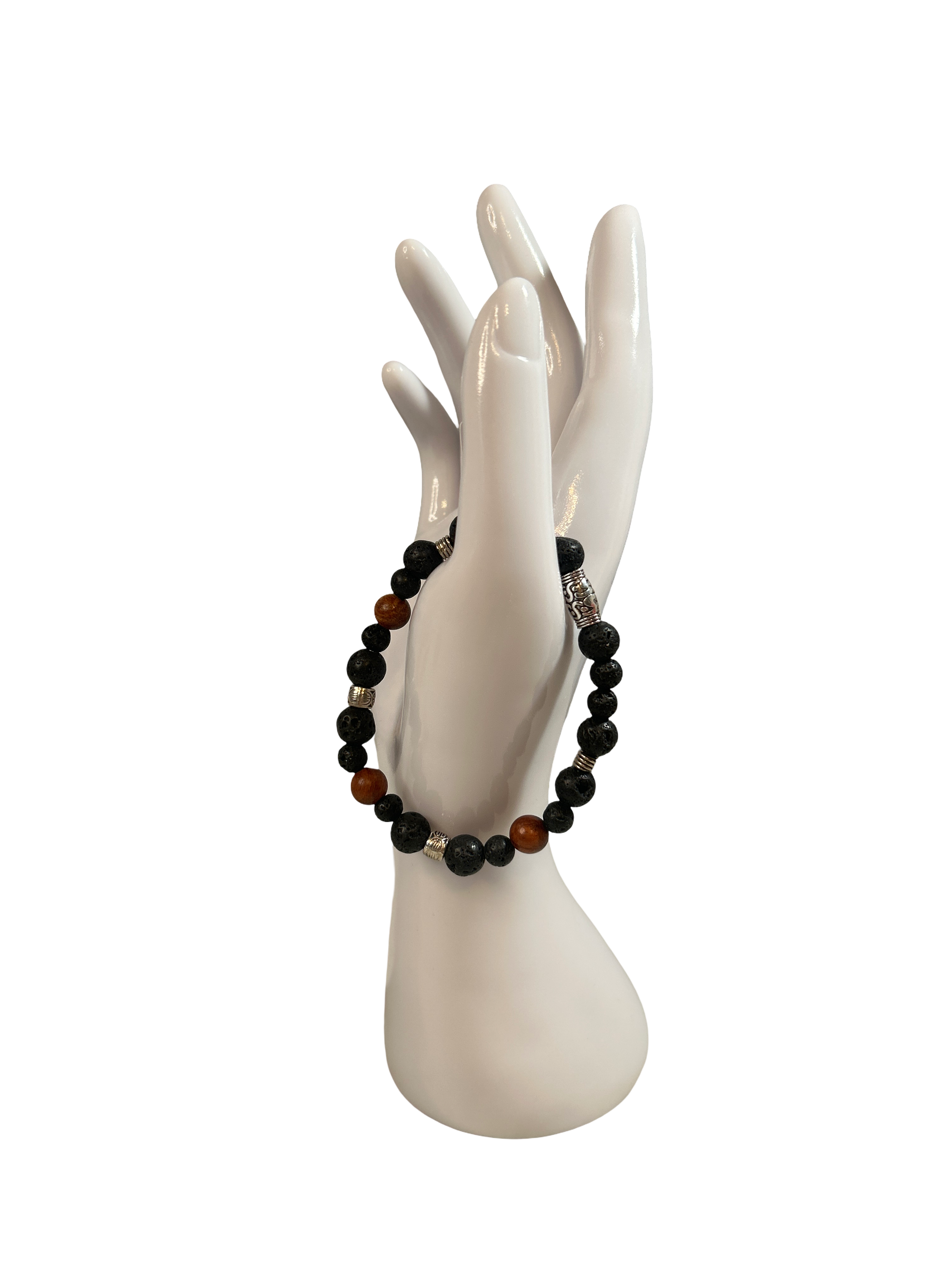 Bracelet homme pierre de lave