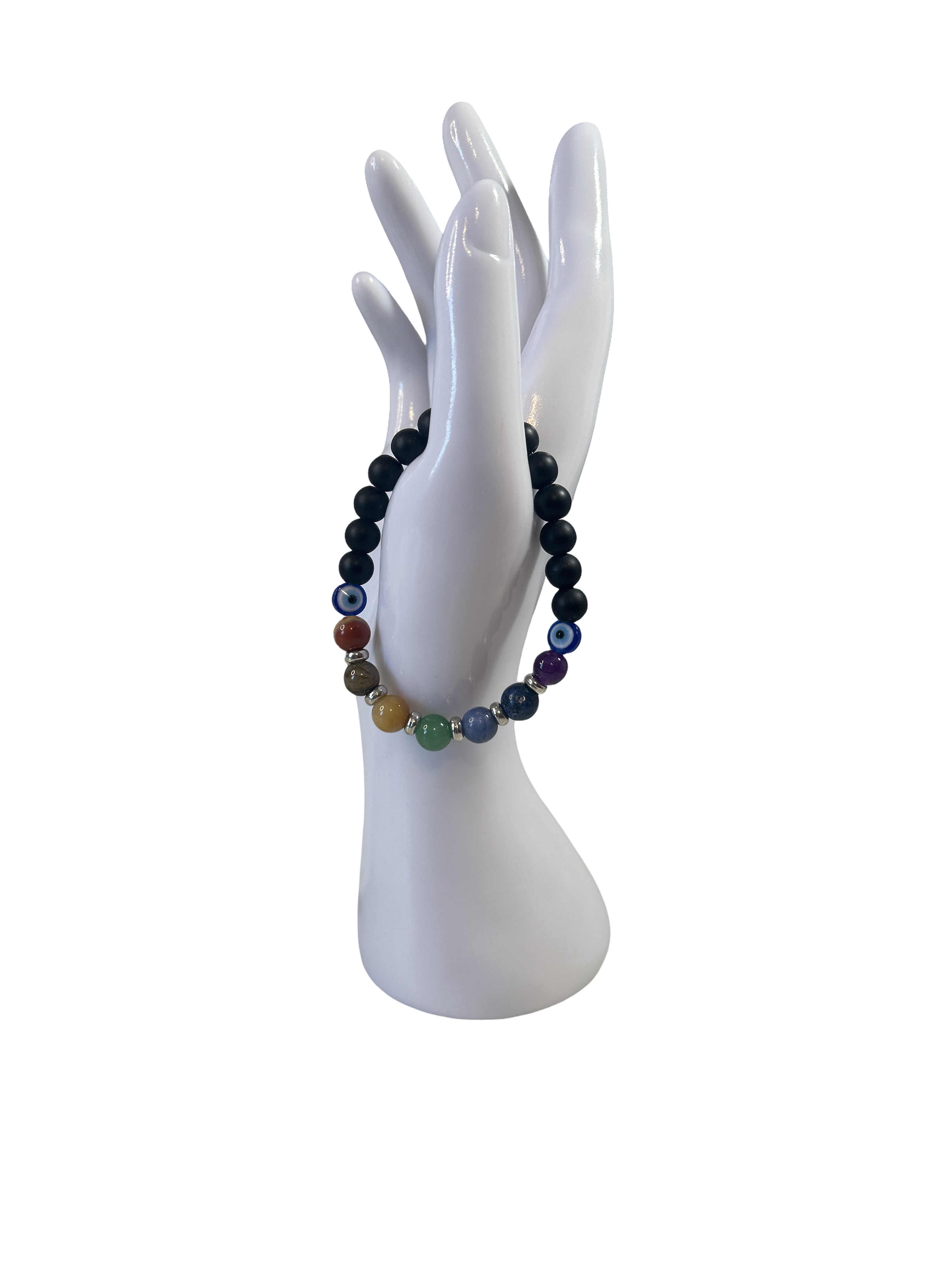 7 chakras femme pierre de lave