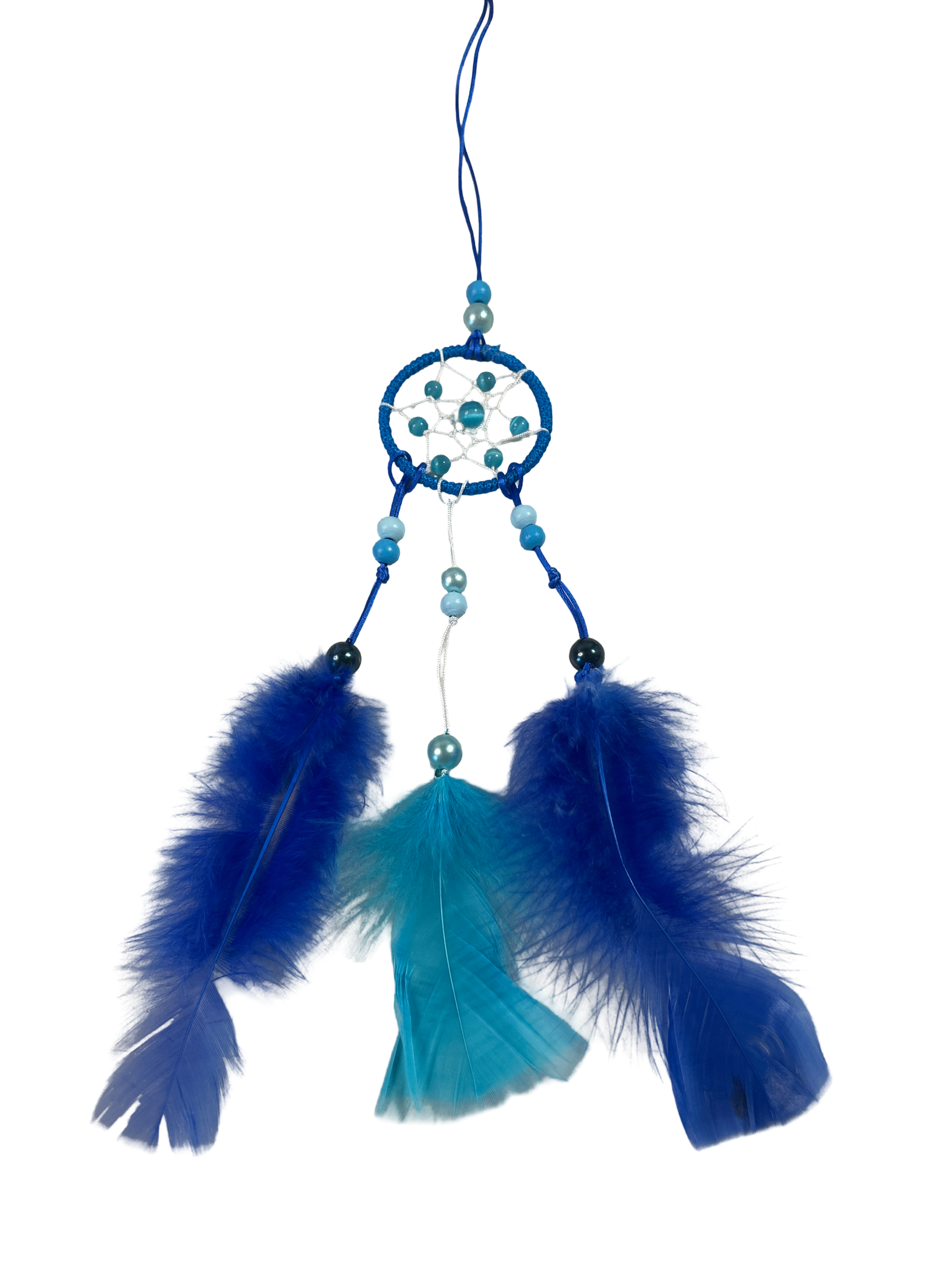 2 pouces capteur de rêve œil de chat bleu