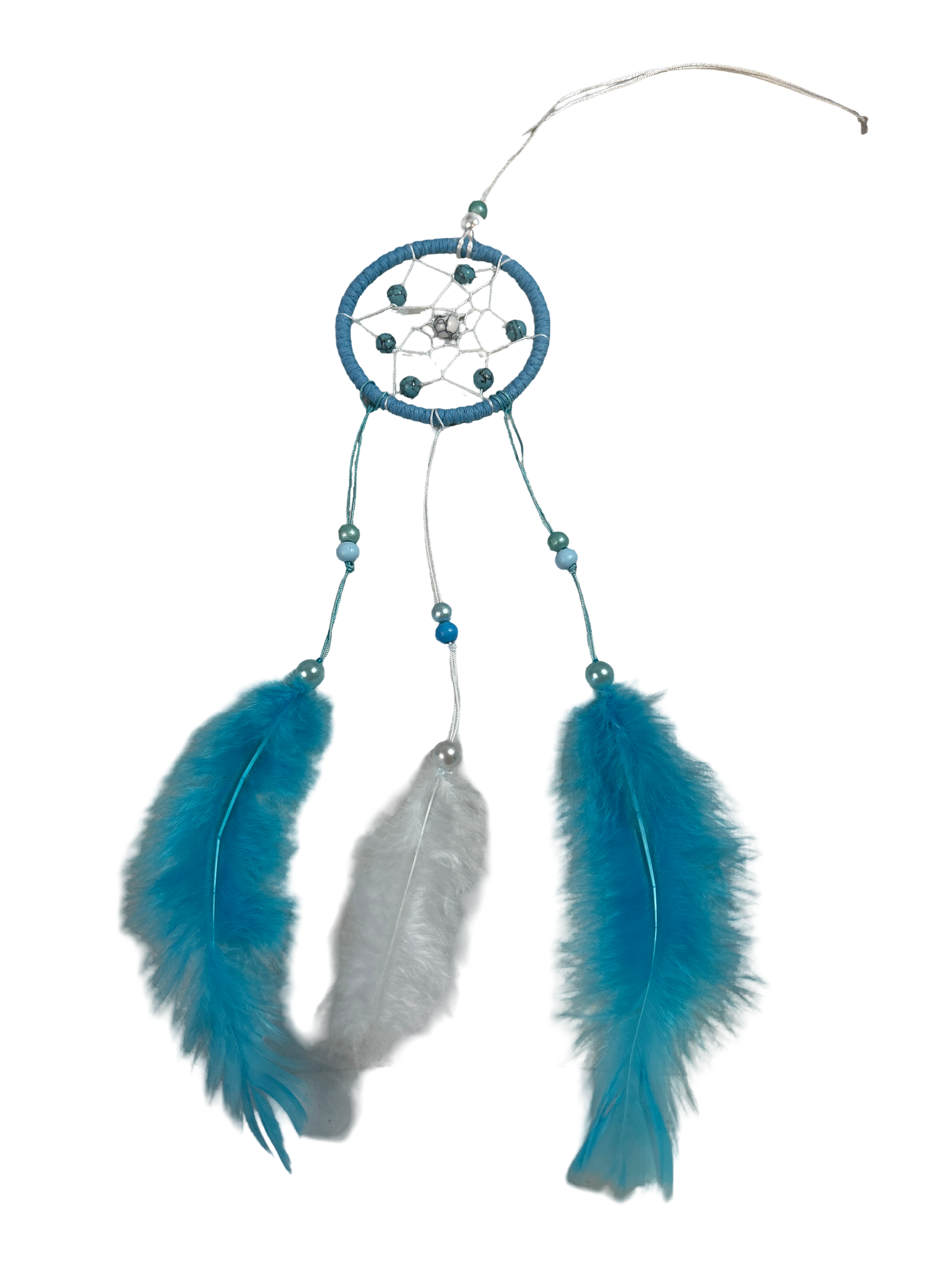 3 pouces capteur de rêve turquoise et howlite