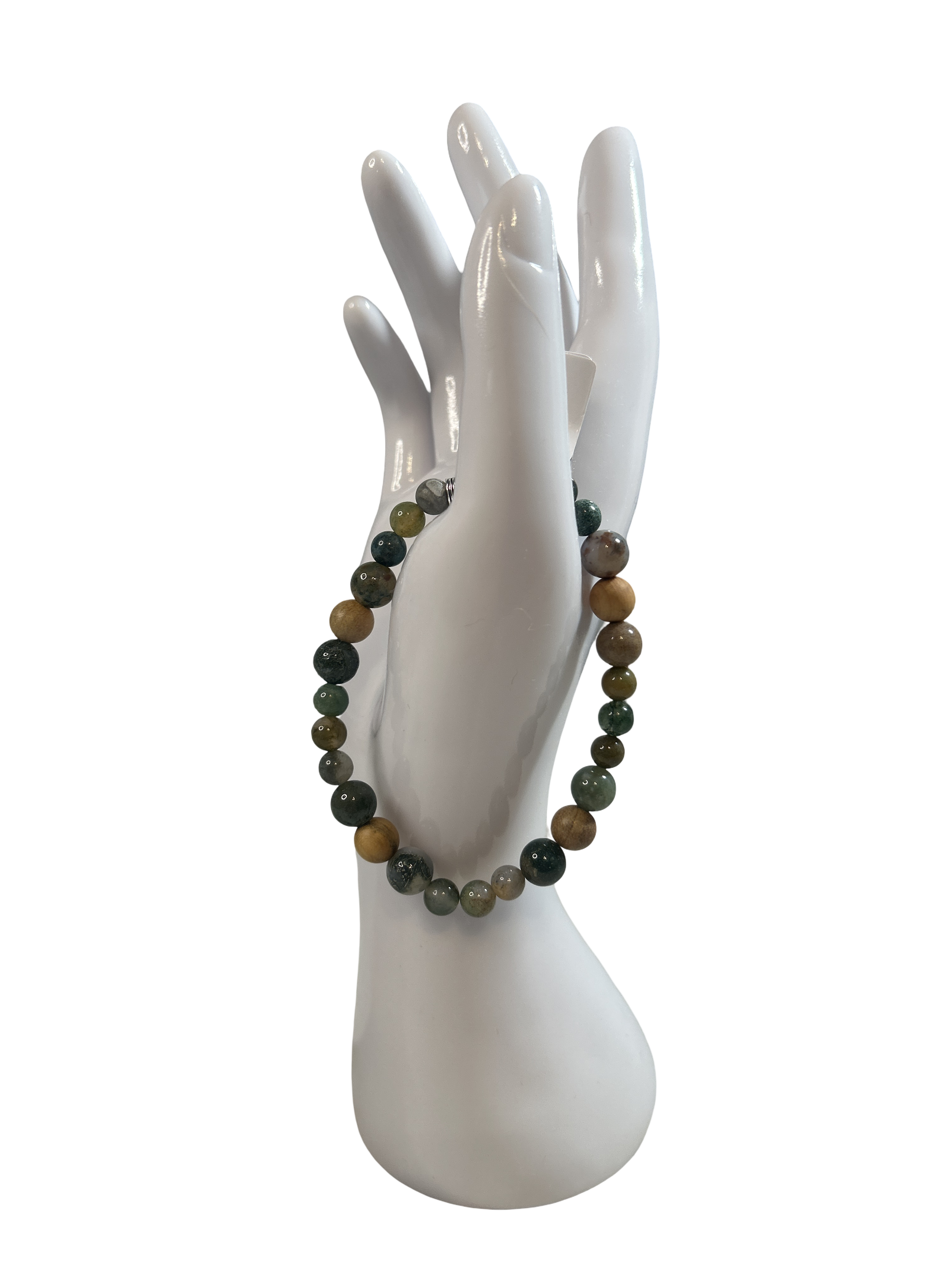 Bracelet homme agate indienne