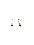 1 perle boucle d’oreille pierre de sable d’or