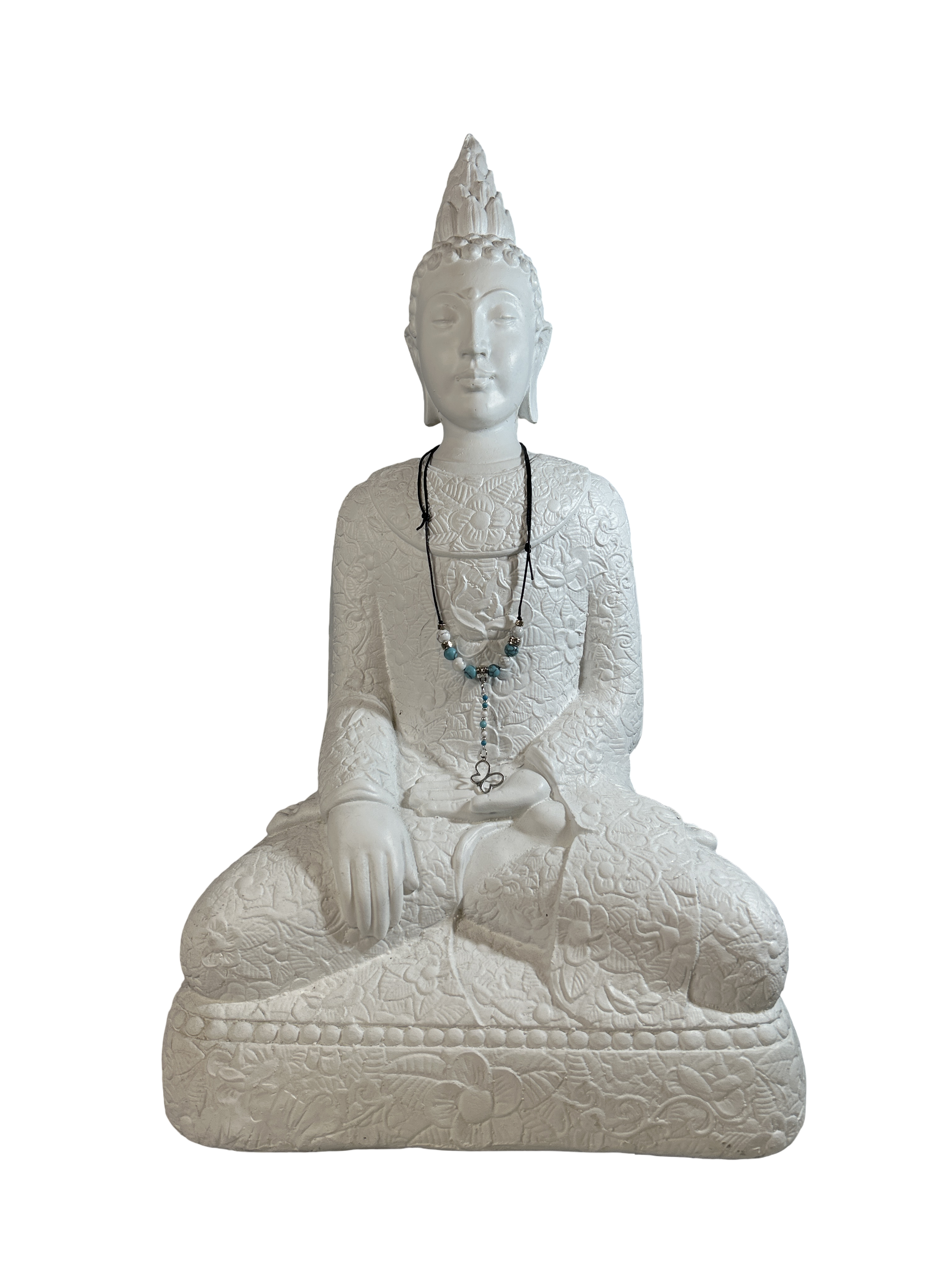 Collier ajustable turquoise et howlite