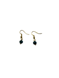 1 perle boucle d’oreille œil de tigre bleu