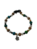 Collier chien fil élastique 11.5 pouces Chrysocolle