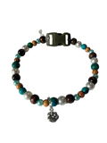 Collier chat fil élastique 10 pouces Chrysocolle