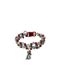 Collier tressé chat 8 pouces pierre de lune
