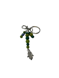 Porte clé péridot et malachite