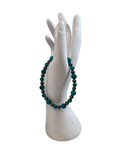 Bracelet homme Chrysocolle et hématite brute
