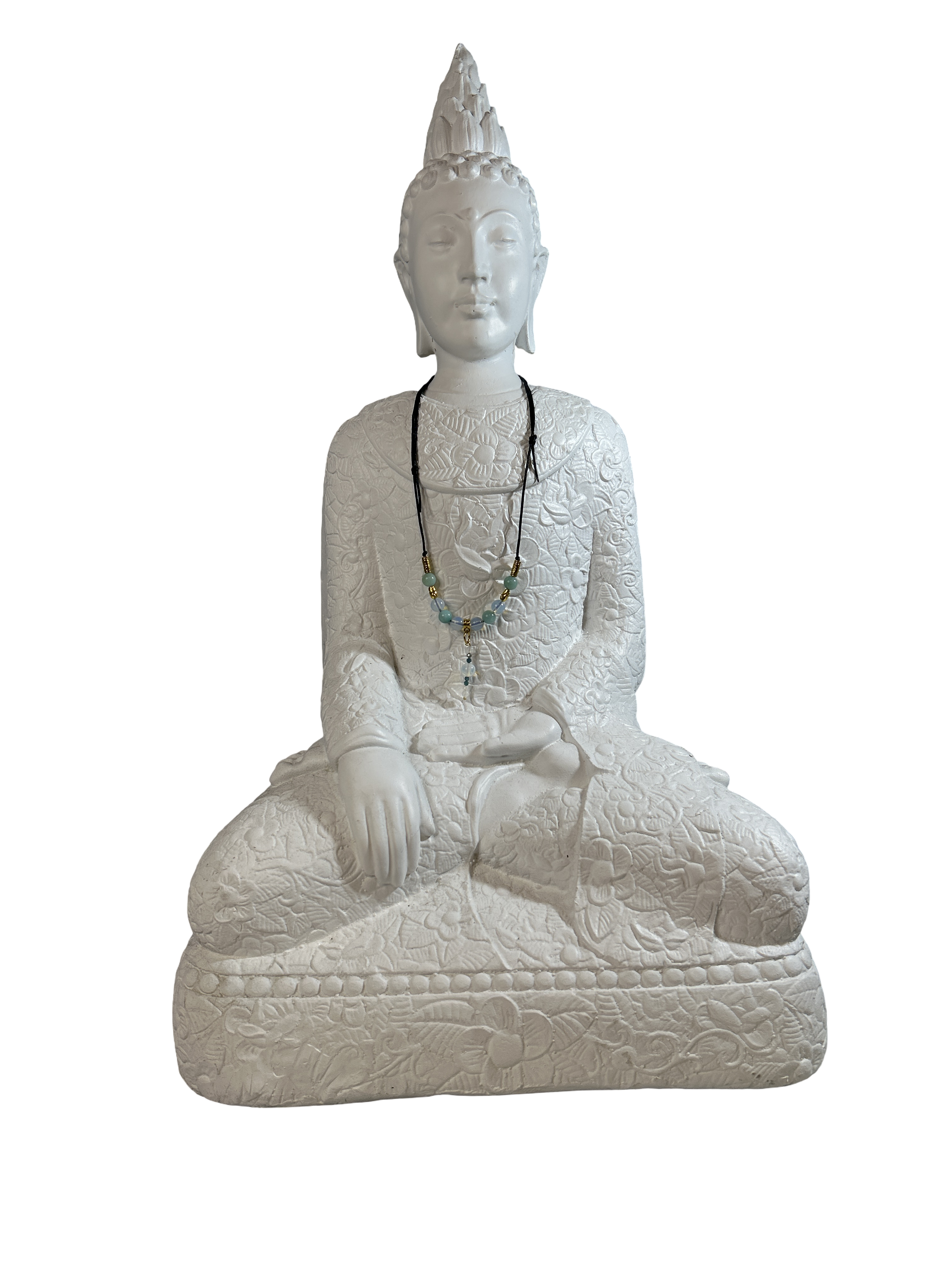 Collier ajustable amazonite et opaline