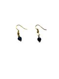 1 perle boucle d’oreille apatite bleue