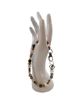 Attache cellulaire quartz rose et agate indienne