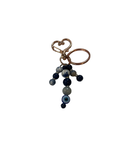 Porte clé sodalite et lapis lazuli
