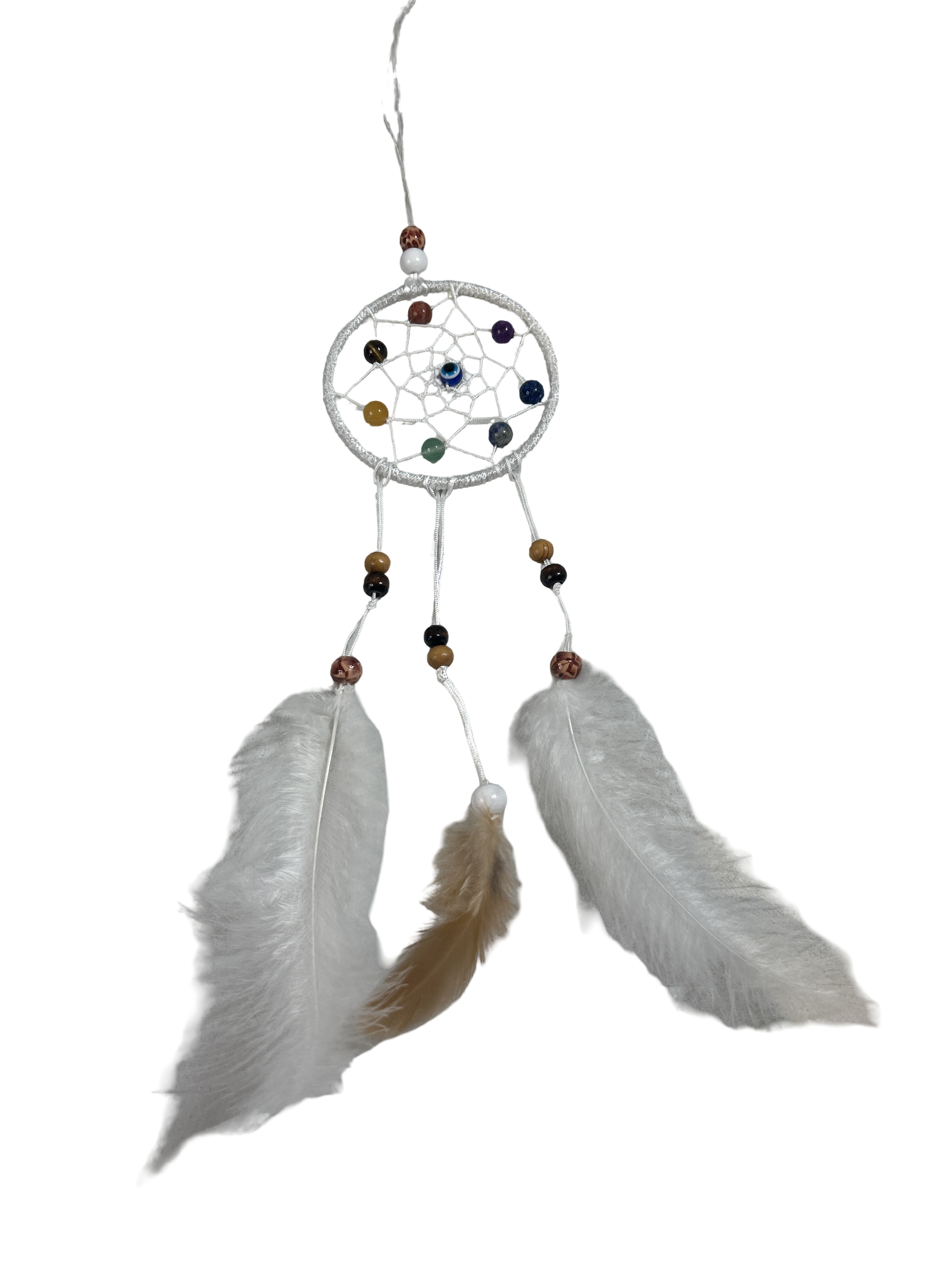 3 pouces capteur de rêve 7 chakras