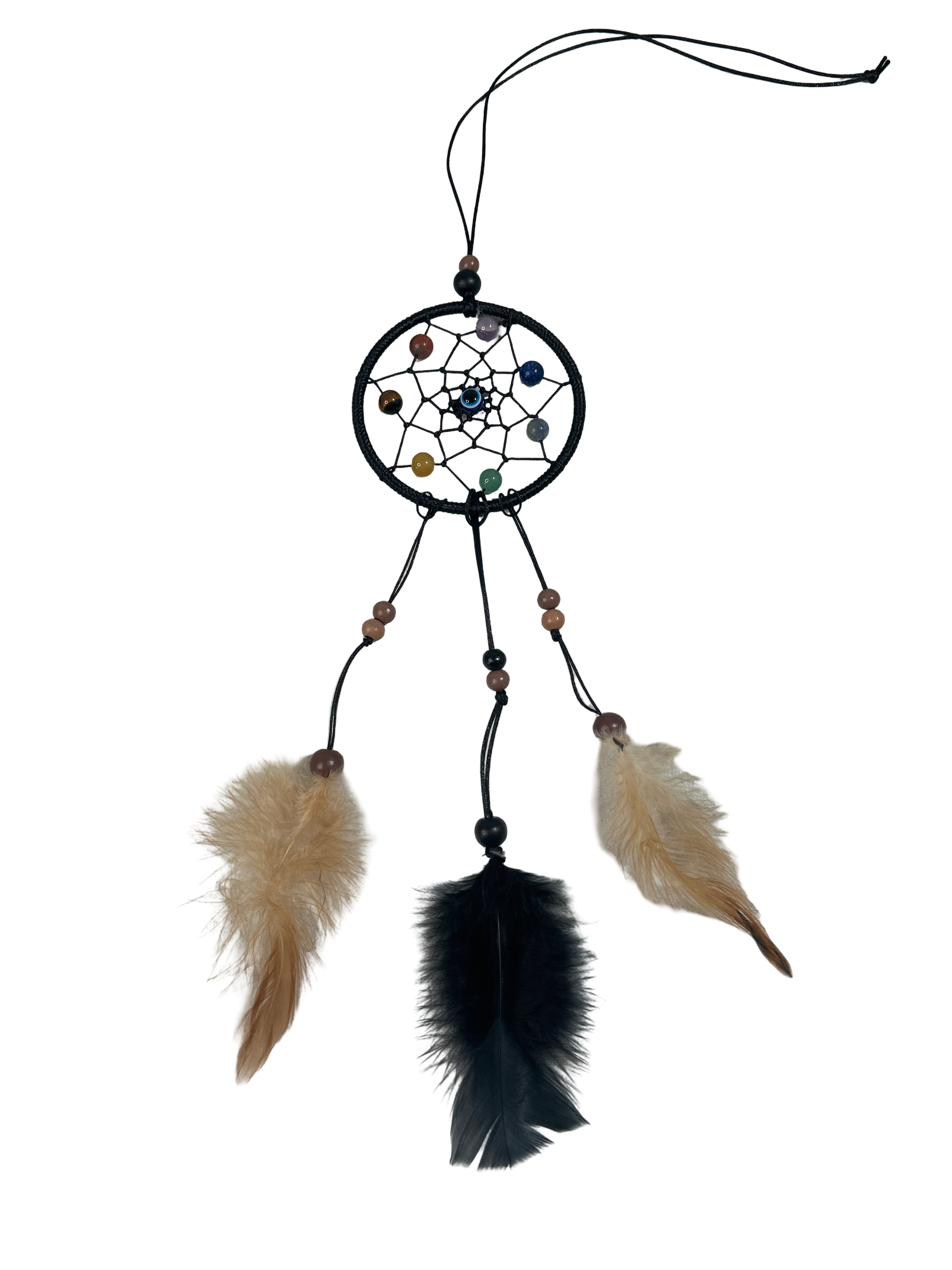 3 pouces capteur de rêve citrine jaune