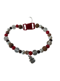 Collier chat fil élastique 10 pouces cristal de roche