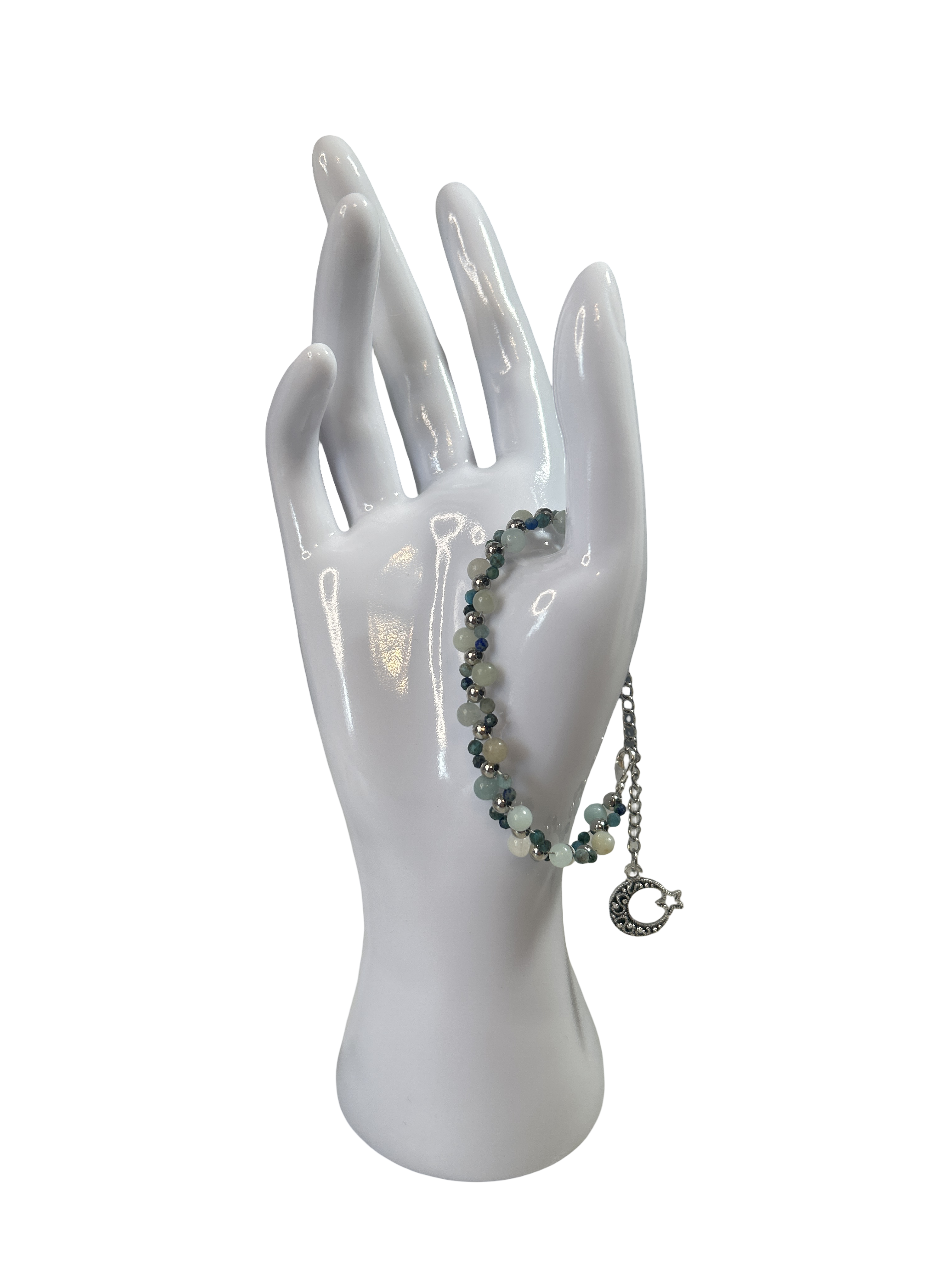 Bracelet Chrysocolle et amazonite