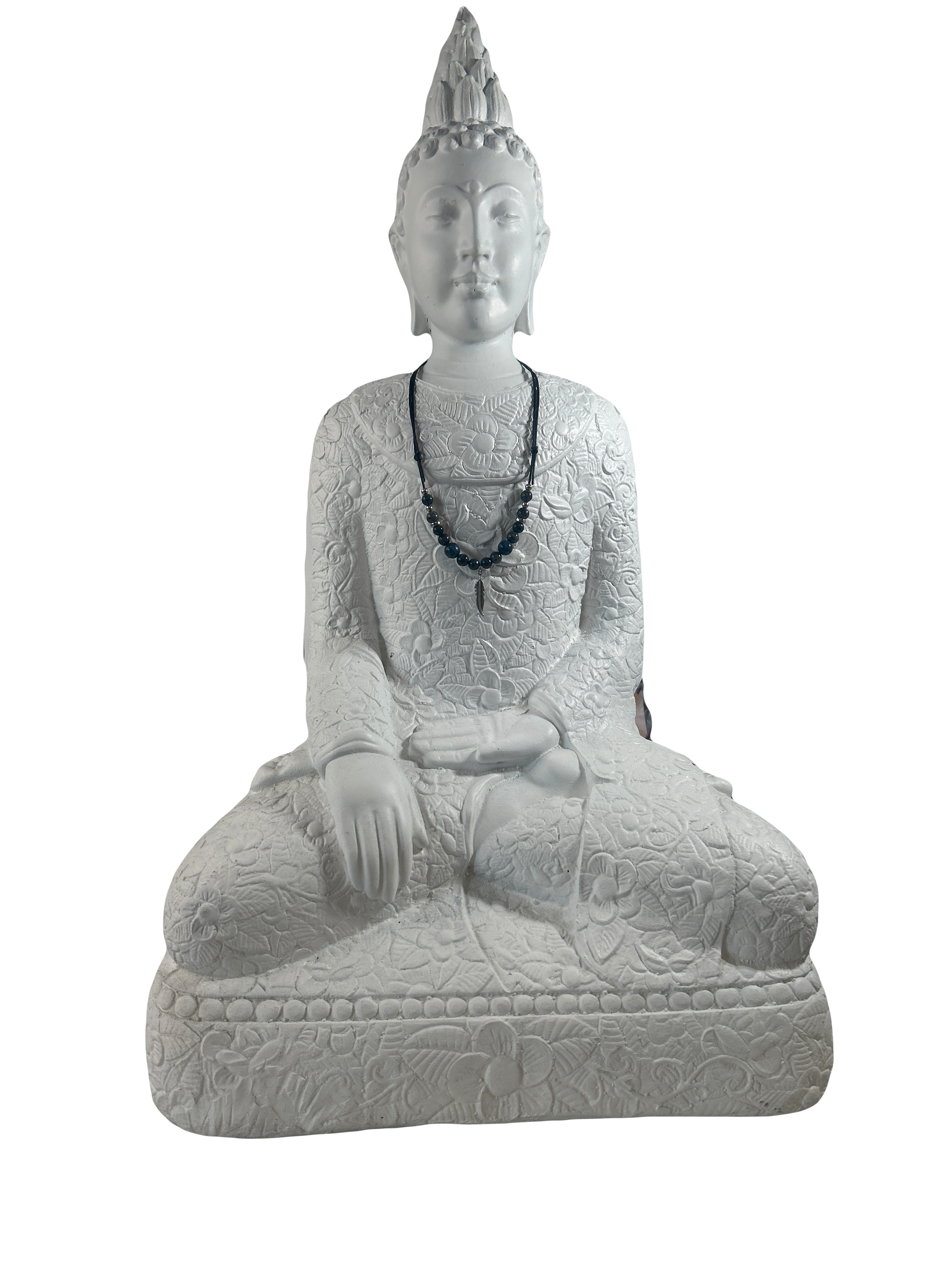 Collier enfants ajustable jaspe bleu et larvikite