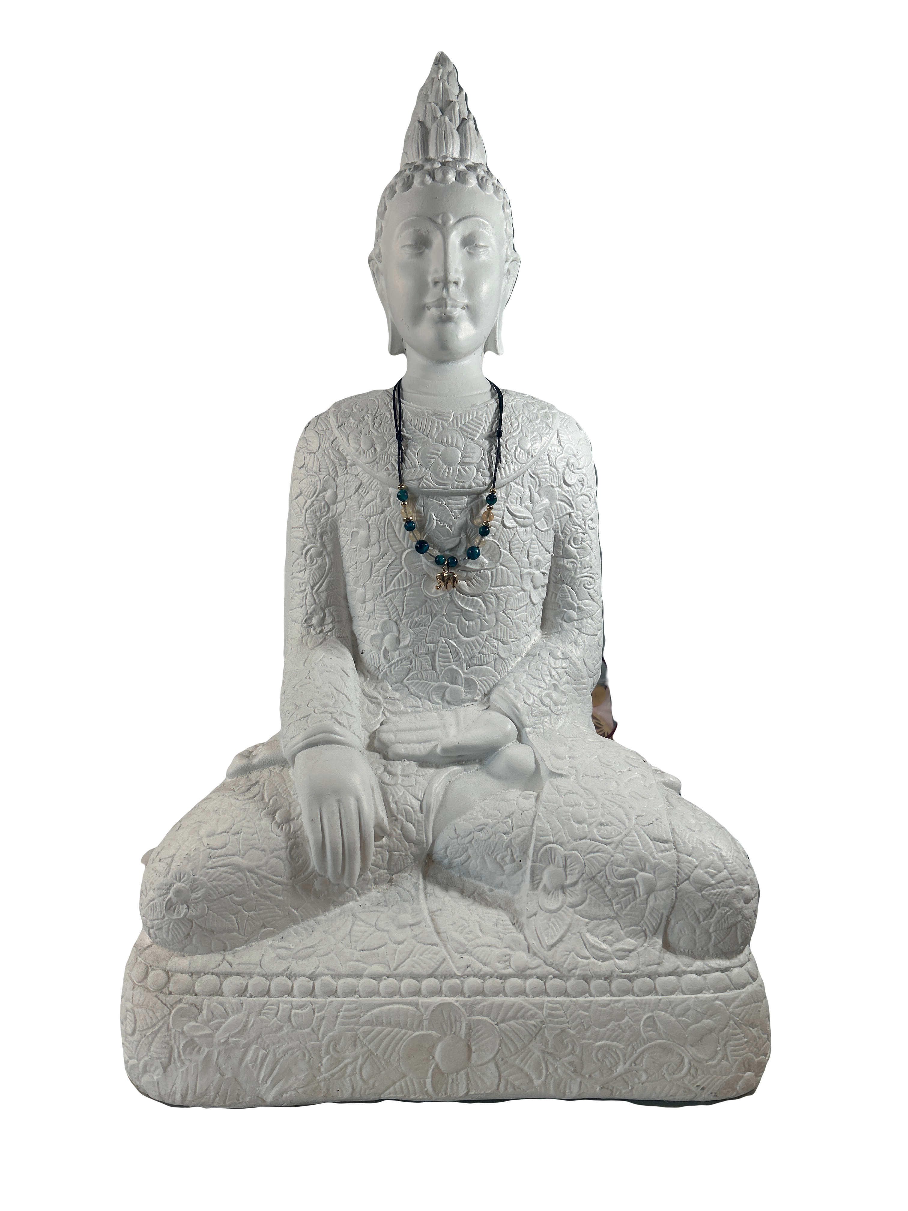 Collier enfants ajustable œil de tigre bleu citrine