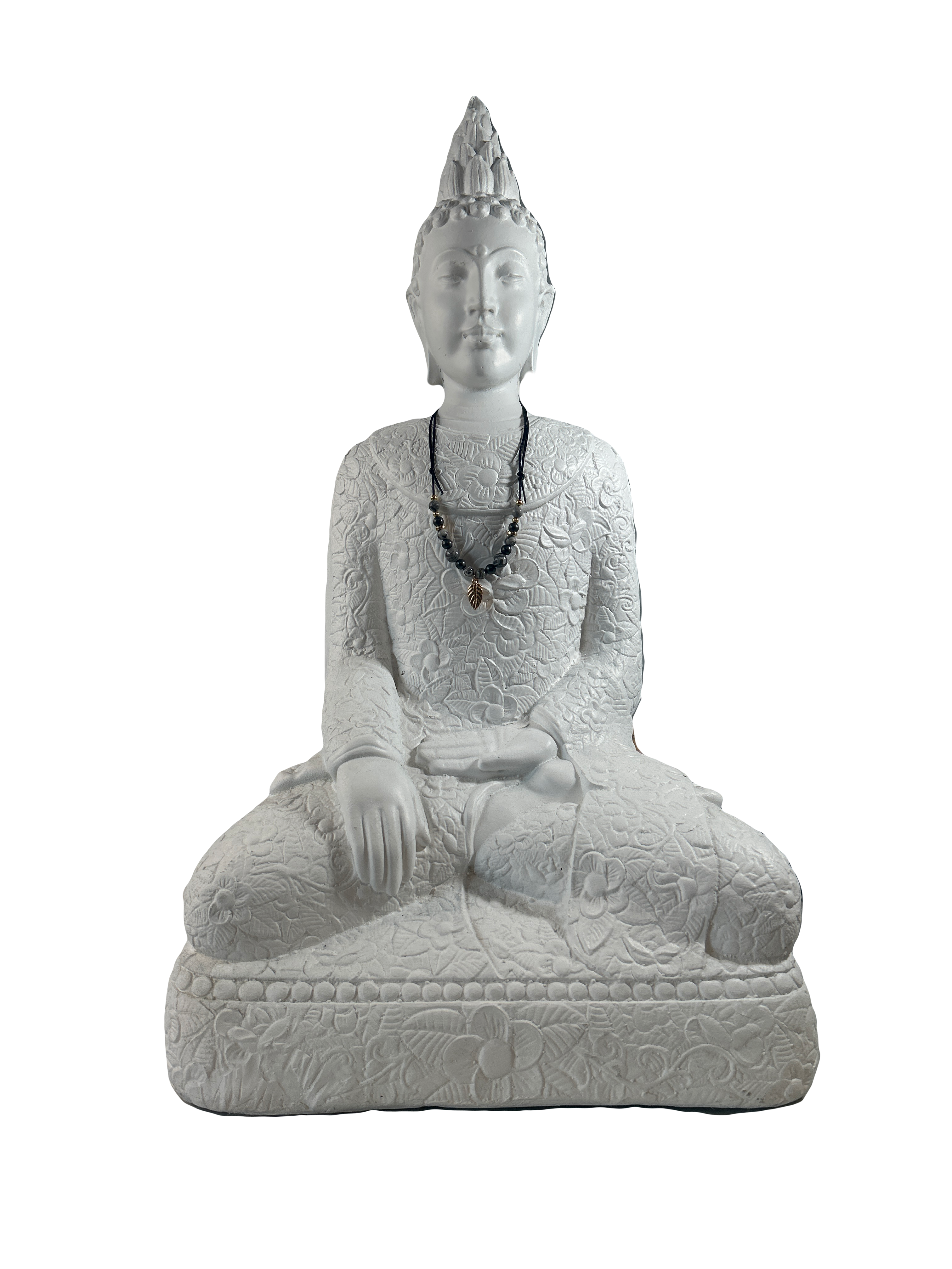 Collier enfants ajustable jaspe gris et hématite brute