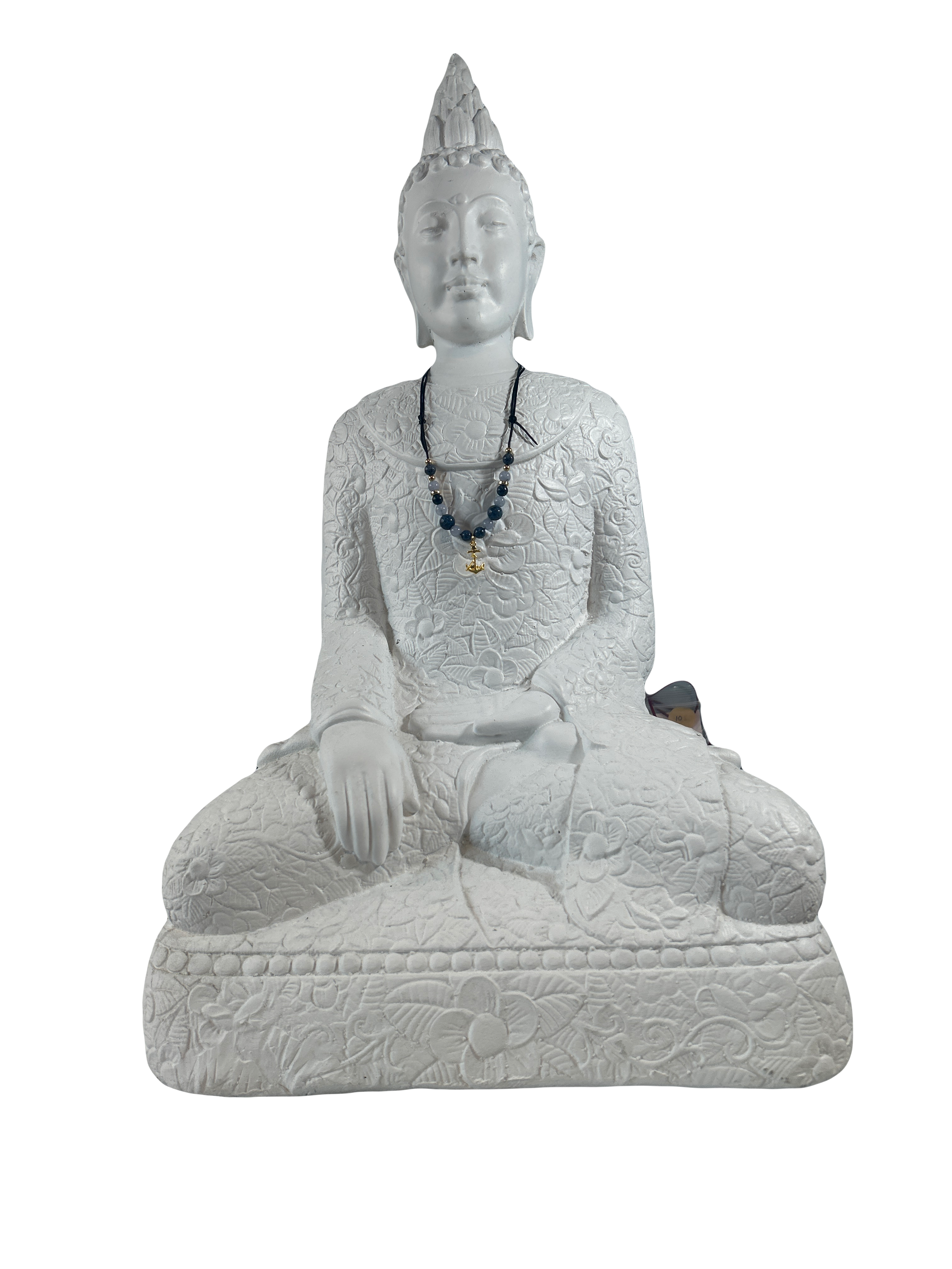 Collier enfants ajustable calcédoine et jaspe bleu