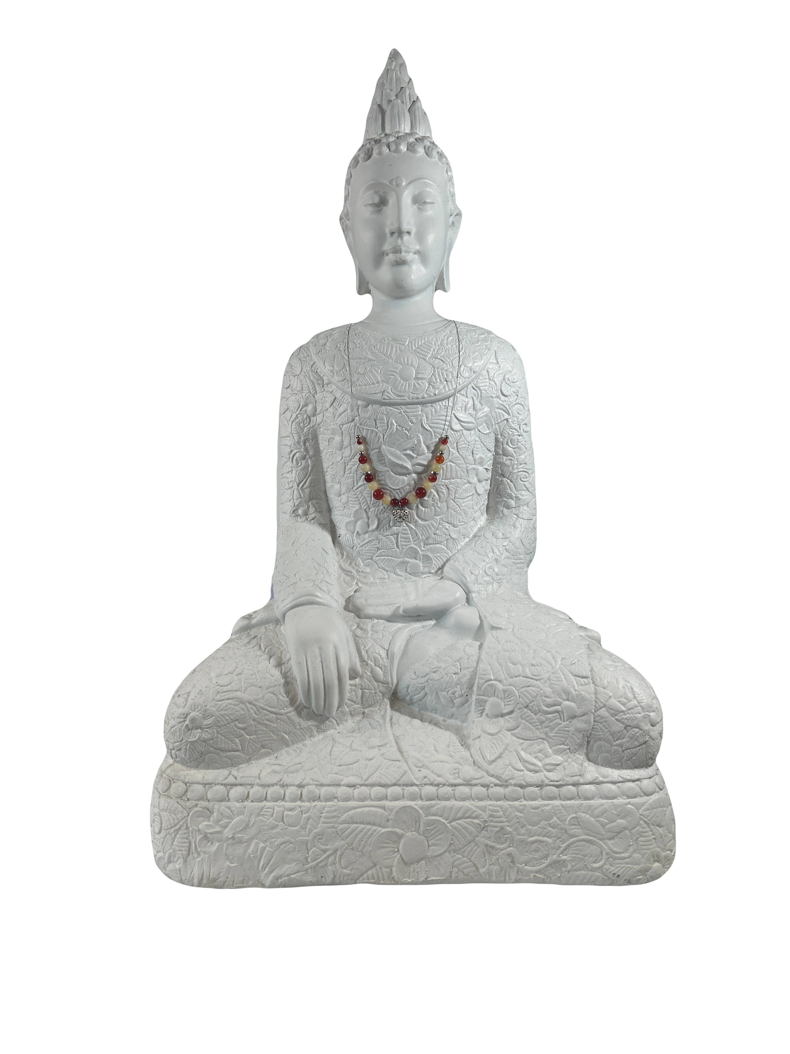 Collier enfants sur fil calcite jaune et cornaline