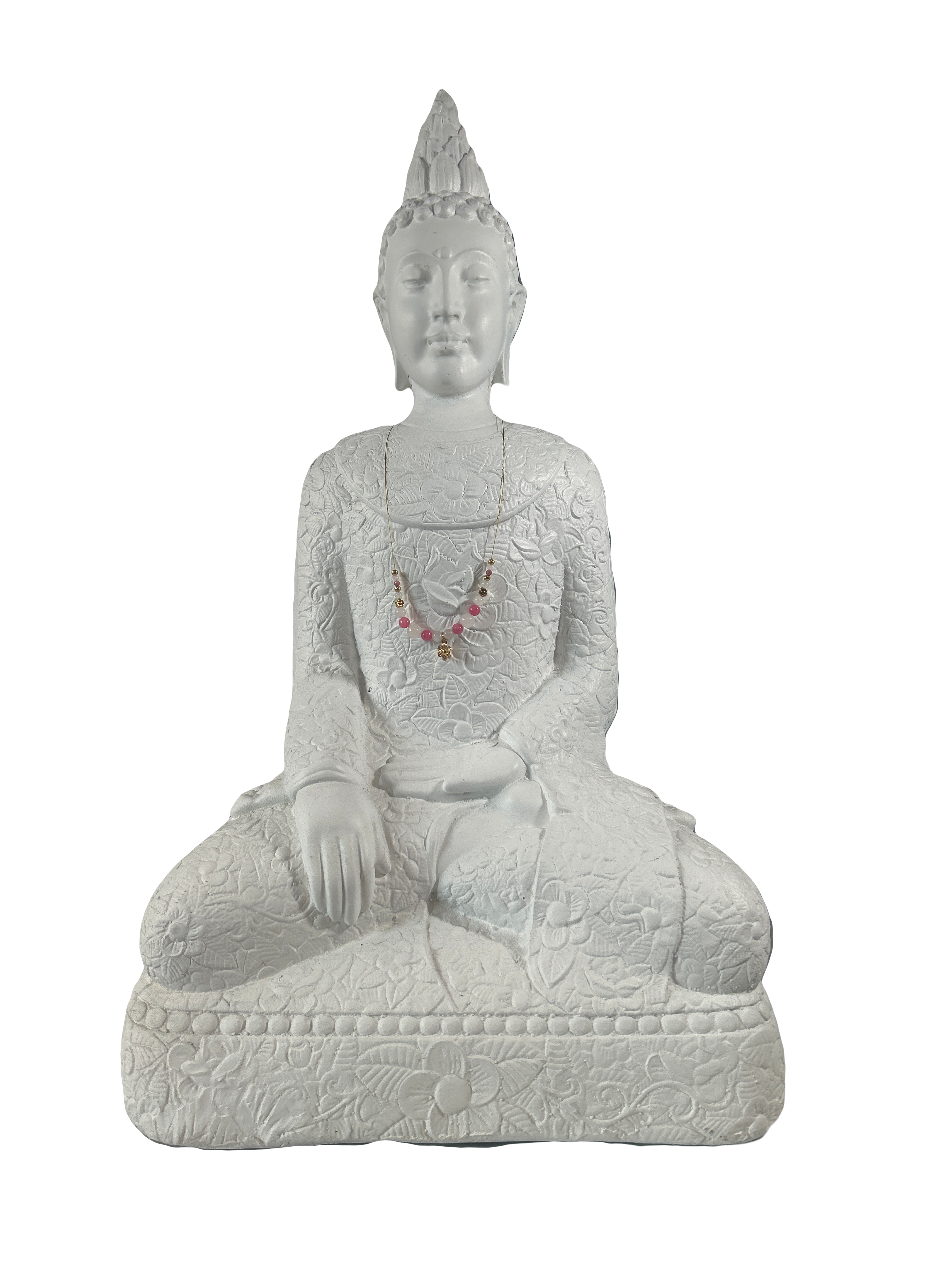 Collier enfants sur fil quartz fraise et quartz rose