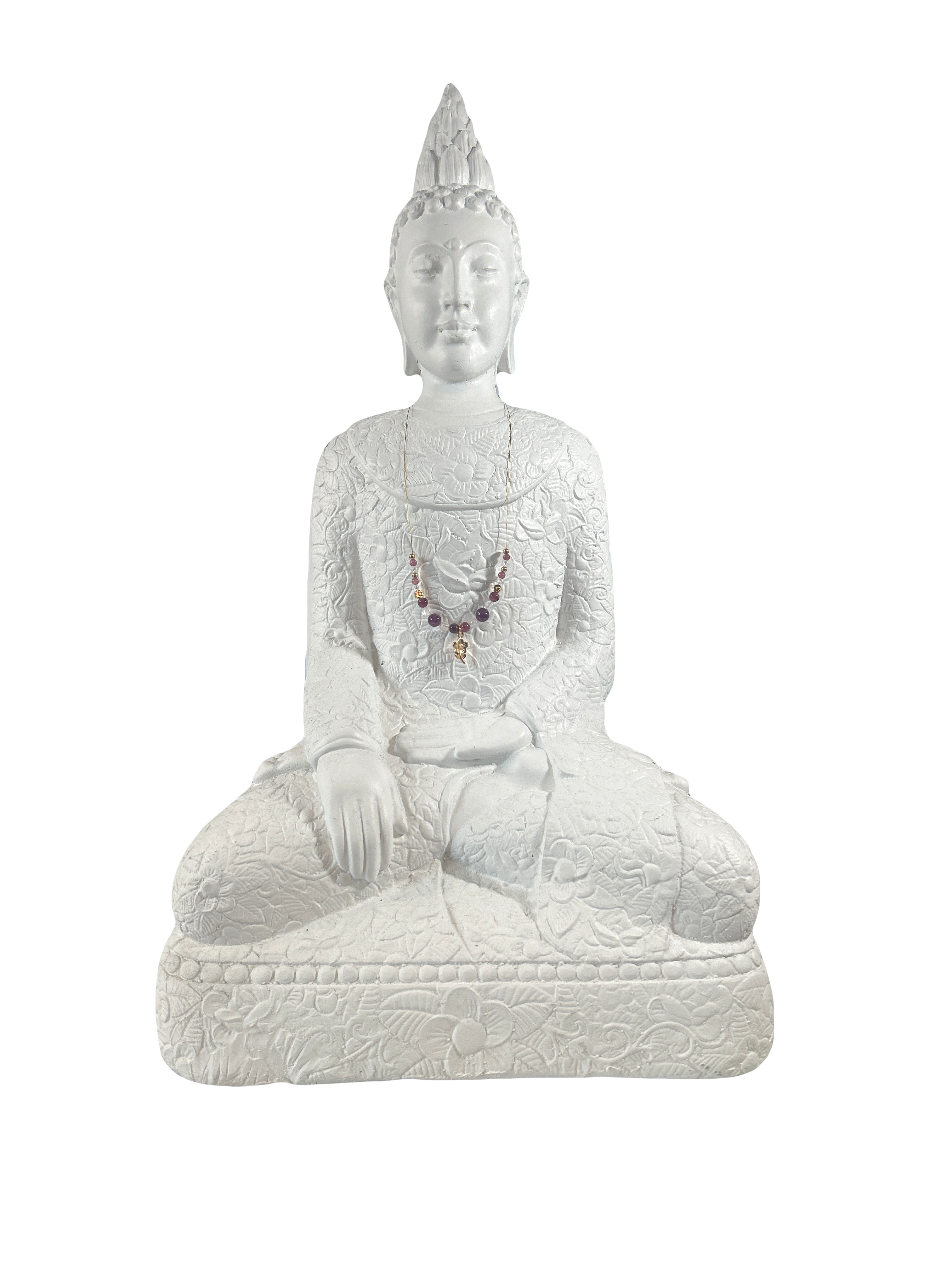 Collier enfants sur fil lepidolite et cristal de roche